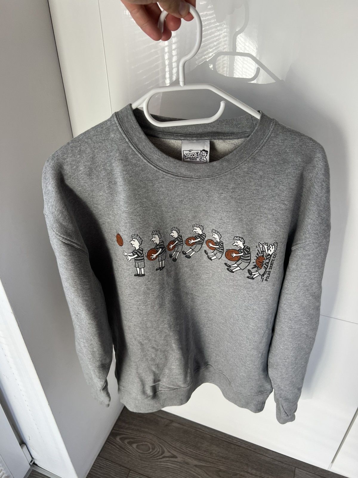 Polar Skate Co. Polar Skate Co. Archival Crew Neck SK8 Style Gray Sweatshirt Size US S / EU 44-46 / 1 - 6 Thumbnail