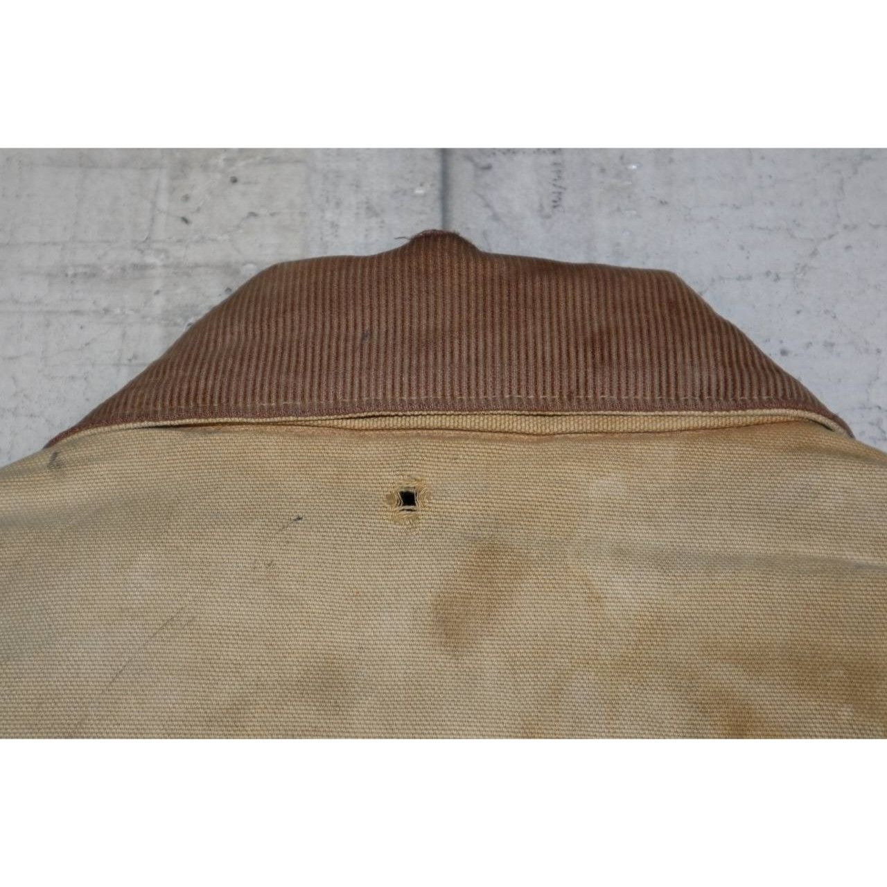 Carhartt Vintage 80s Carhartt Detroit Jacket XL Tan Canvas Workwear Size US XL / EU 56 / 4 - 11 Thumbnail