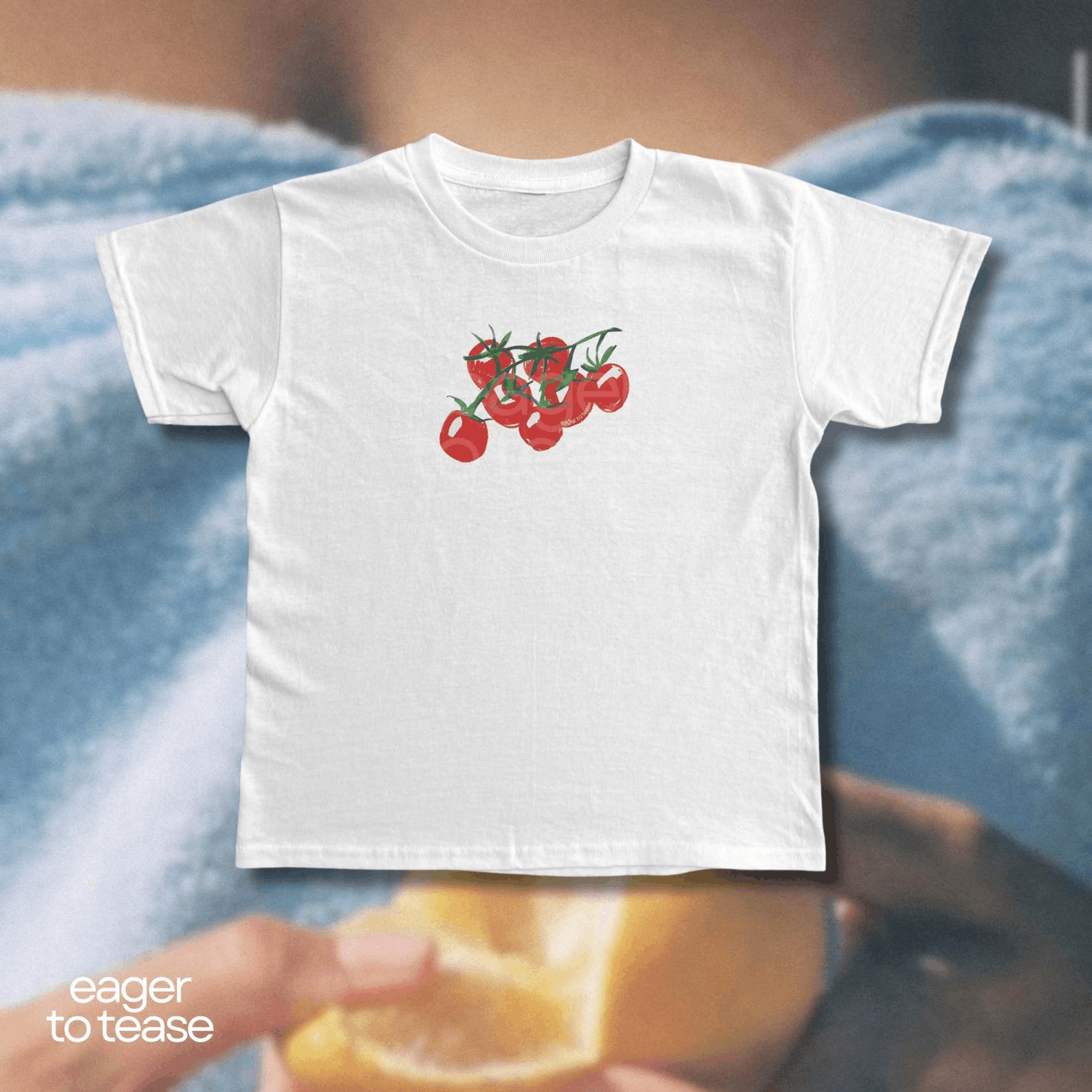 Other Cherry Tomatoes on the Vine Baby Tee Size M / US 6-8 / IT 42-44 - 1 Thumbnail