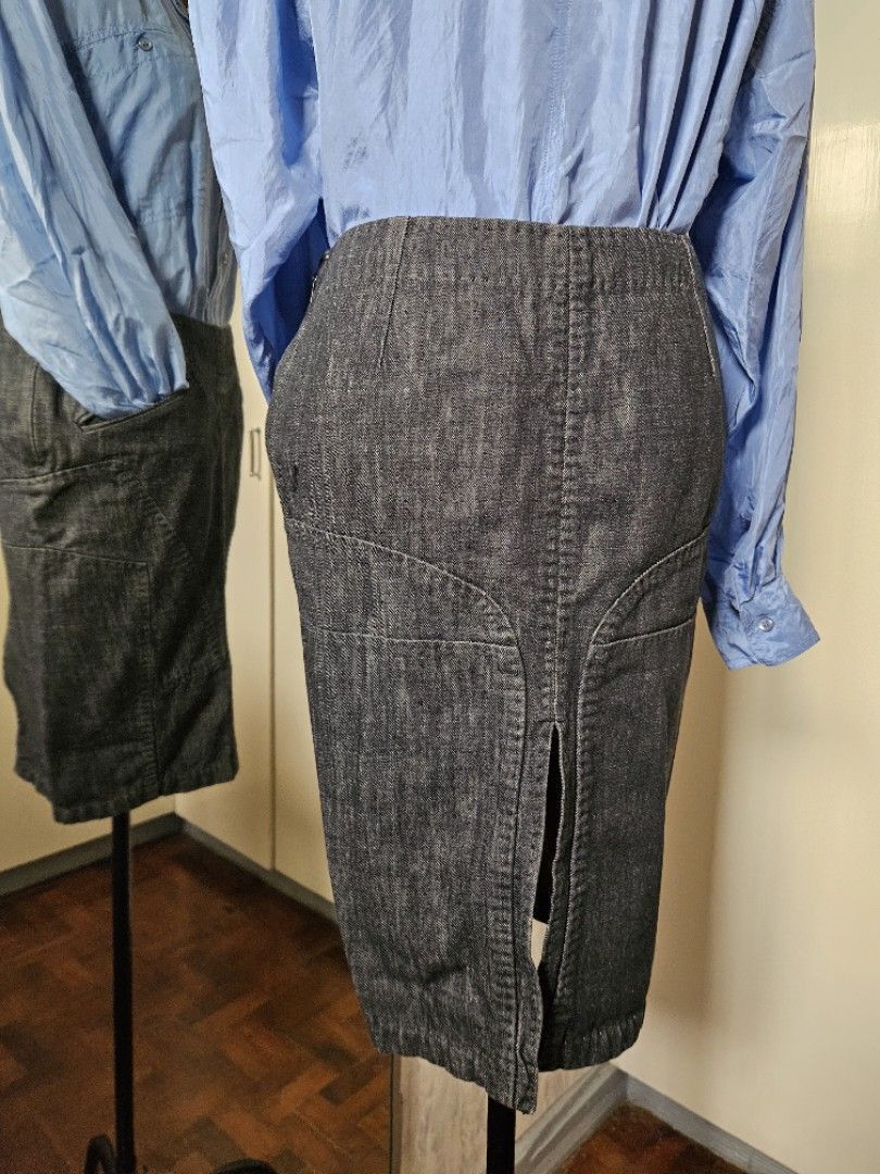 Gucci Gucci Fall 2002 Tom Ford Era Denim Acid Wash Skirt Size 26" / US 2 / IT 38 - 4 Thumbnail