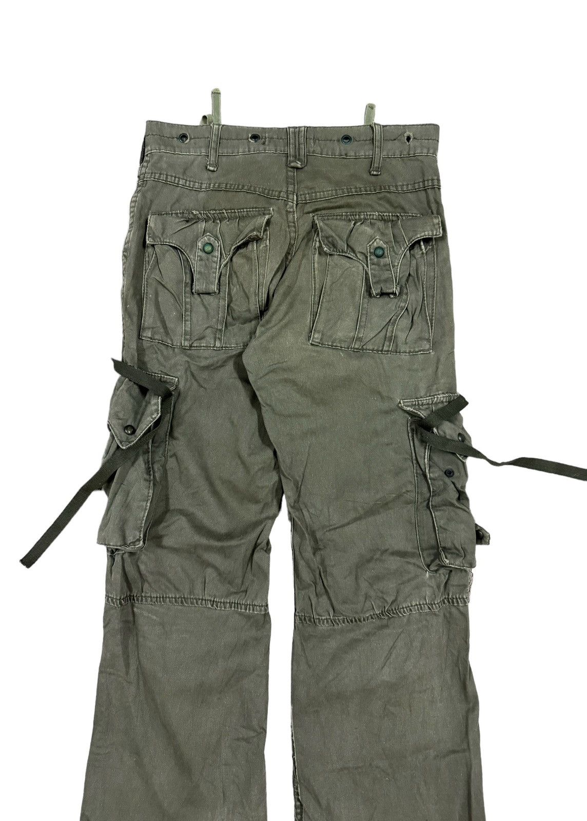 Japanese Brand × Orslow × Vintage Vtg🔥Japanese Brand Bondage Parachute Cargo Pants Size US 30 / EU 46 - 11 Thumbnail