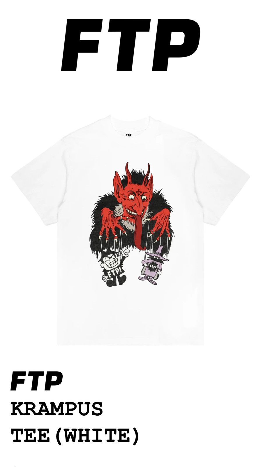 Fuck The Population Krampus Tee Shirt Size US M / EU 48-50 / 2 - 4 Thumbnail