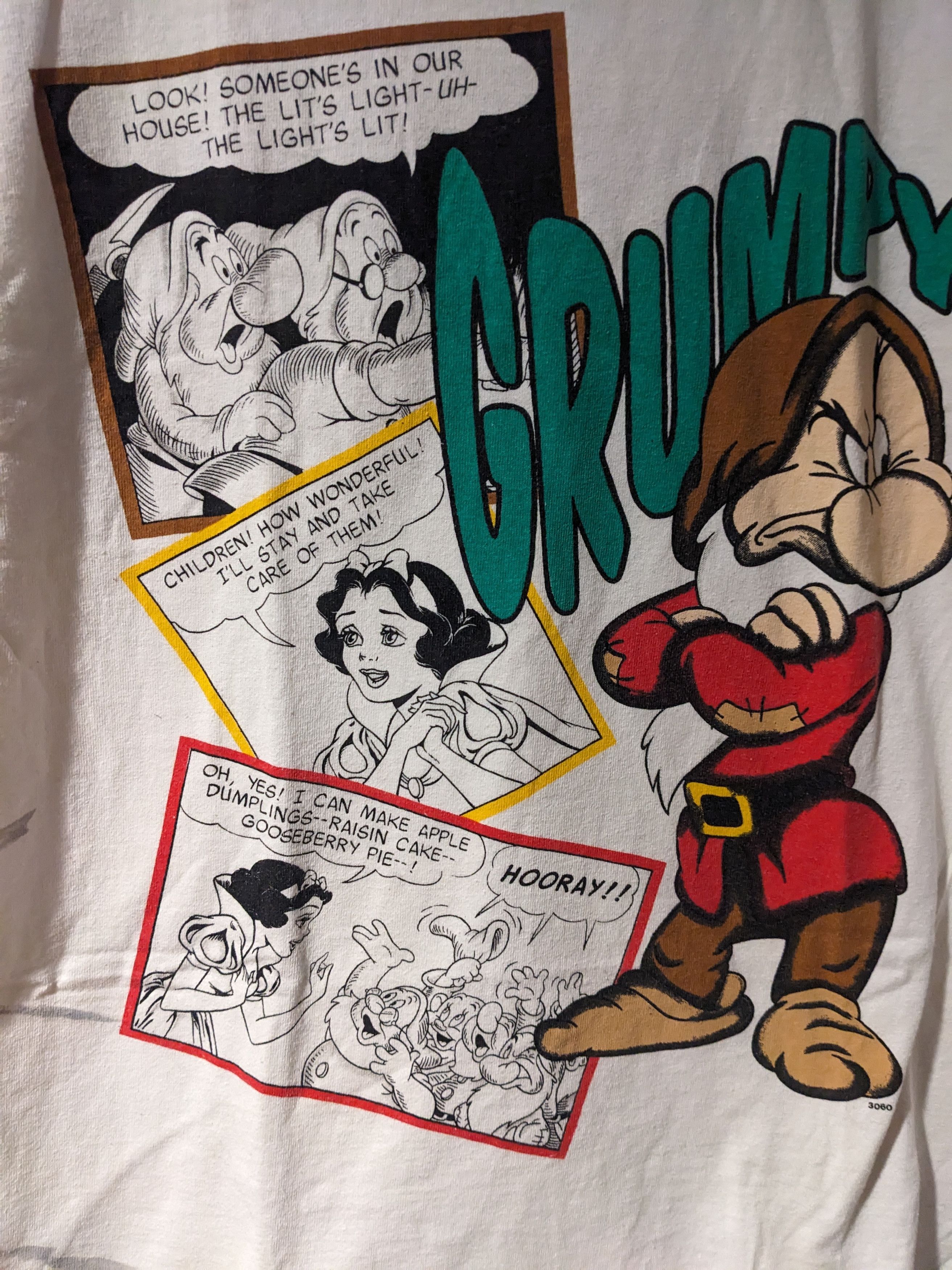 Disney × Vintage Vintage 90s Disney Snow White and the Seven Dwarfs T-Shirt Size US S / EU 44-46 / 1 - 2 Thumbnail