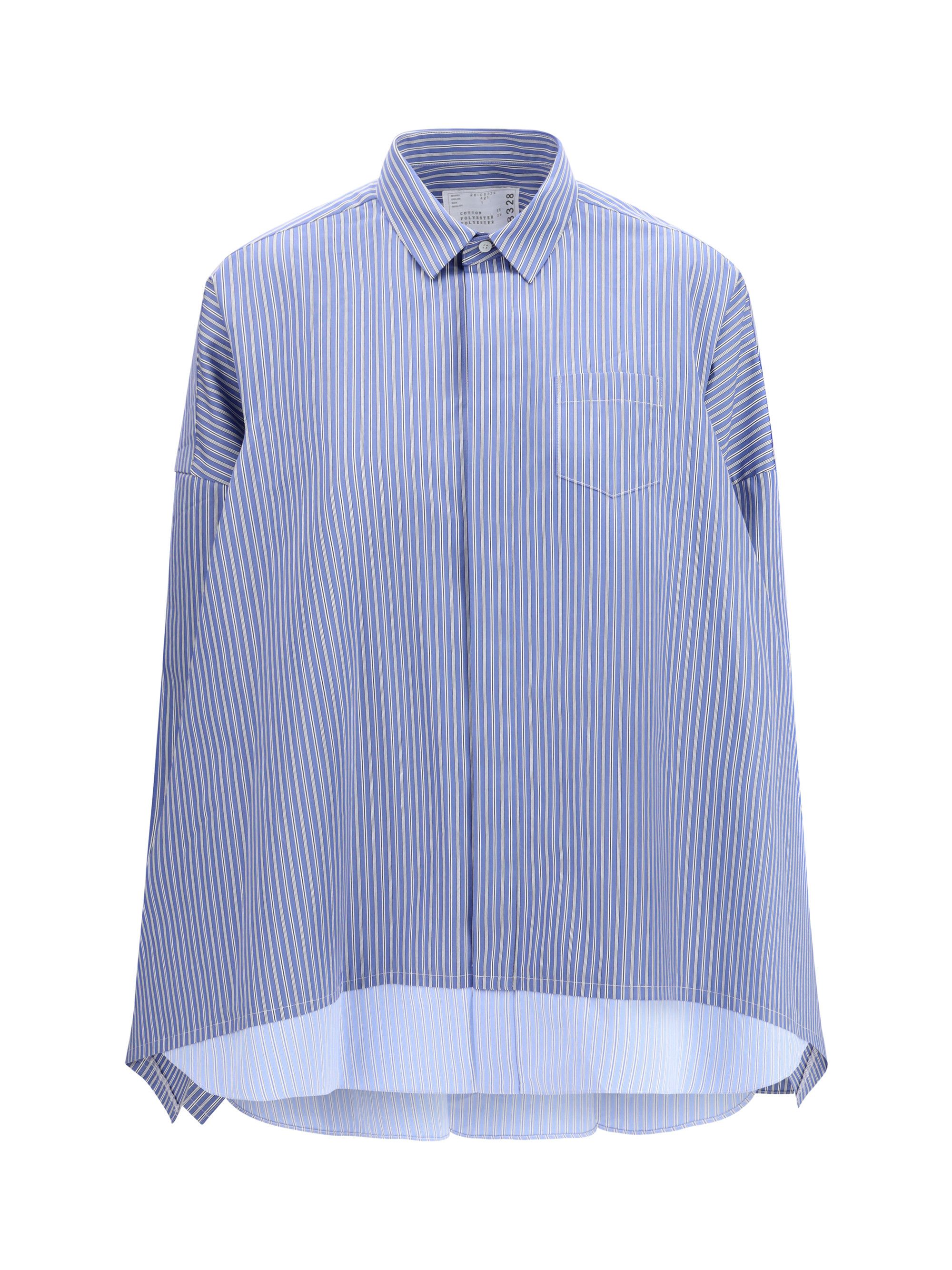 Sacai Striped poplin Shirt Size M / US 6-8 / IT 42-44 - 1 Thumbnail