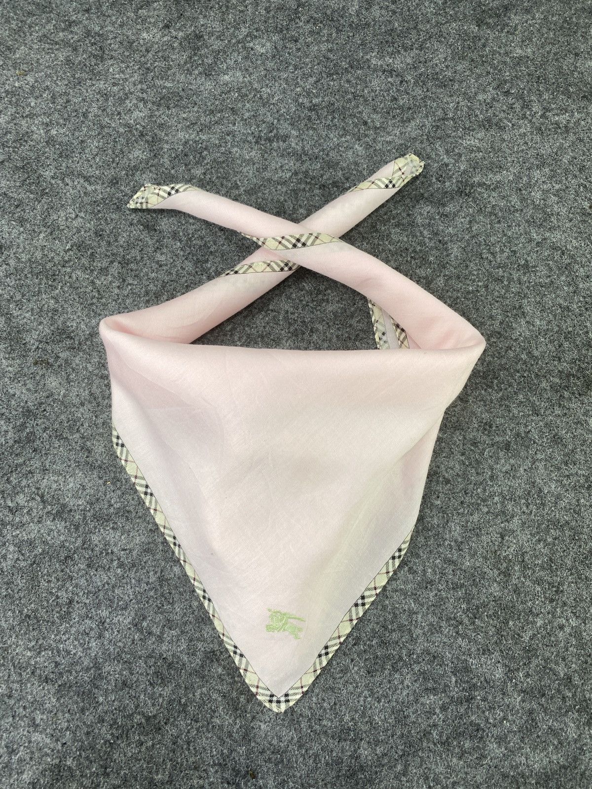 Burberry × Vintage Burberry Handkerchief / Bandana / Neckerchief-B010 Size ONE SIZE - 3 Thumbnail