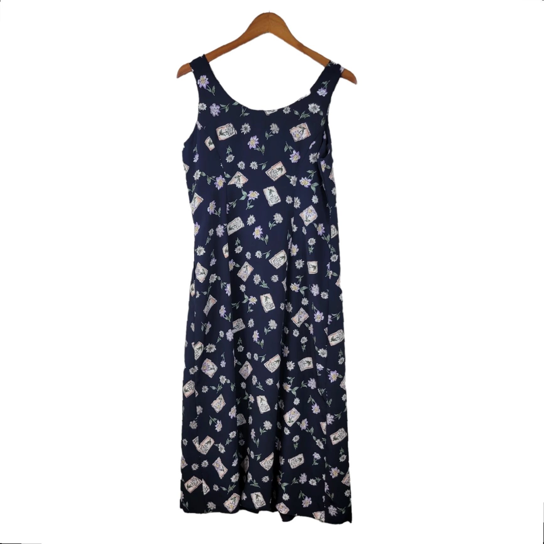 VINTAGE 90s Party Slip Dress size 6/8 Long Maxi Layered Grunge alt  Cottagecore Frox Blue Floral A-Line Sleeveless Dress Womens Mens Girls  Boyss? - qrcadvogados.com.br