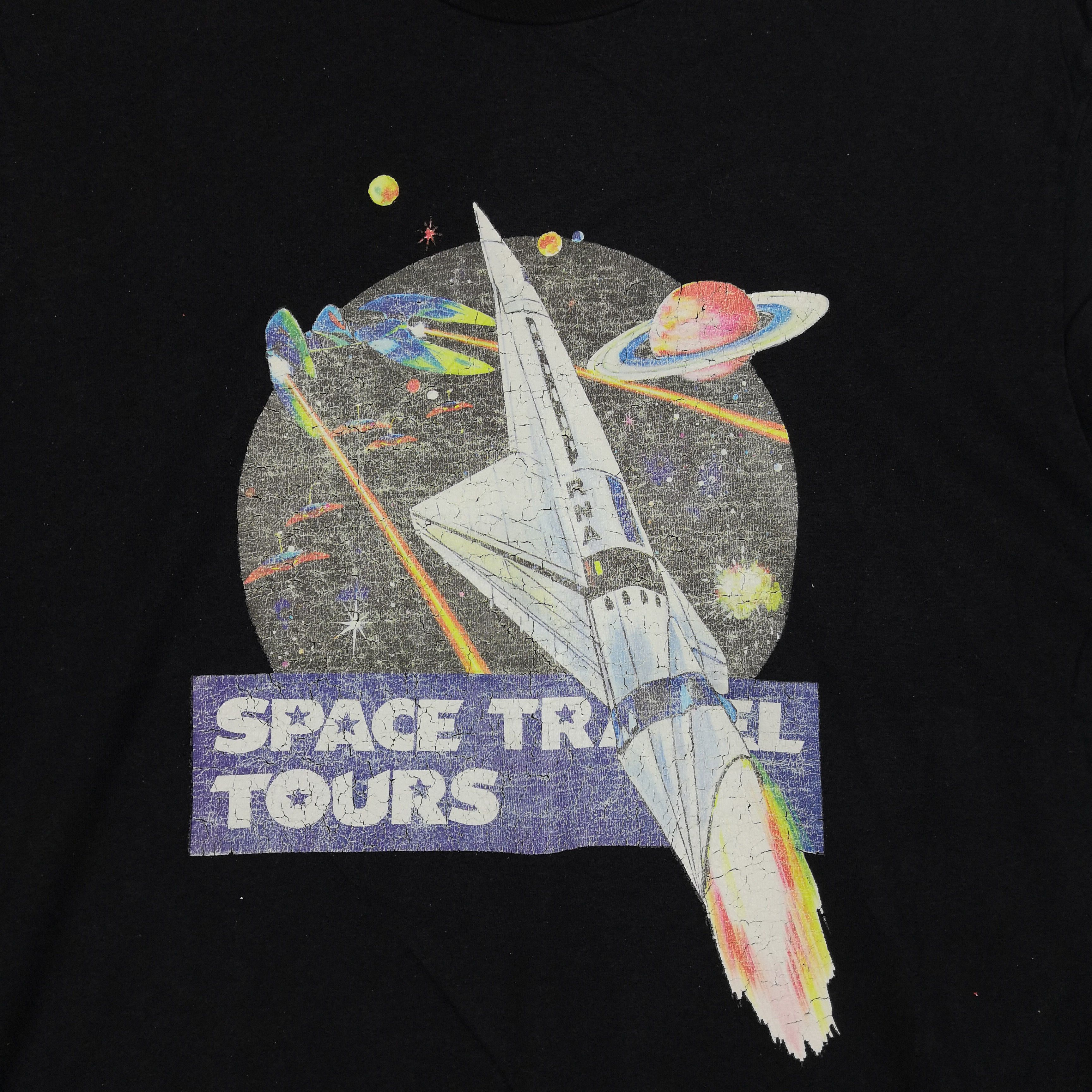Vintage Vintage Space Travel Tours T-Shirt Iron On Crewneck Tees Size US M / EU 48-50 / 2 - 3 Thumbnail
