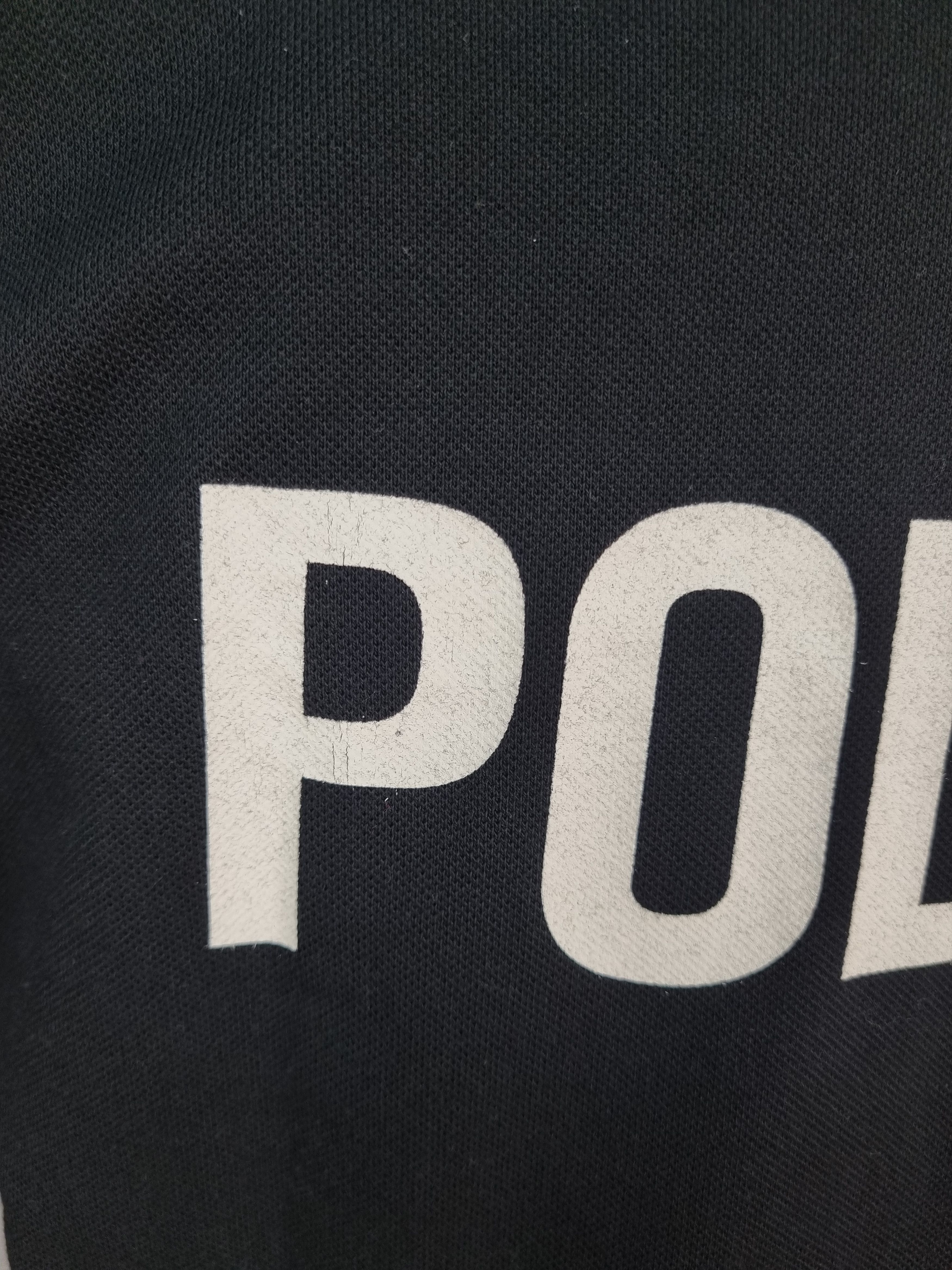 Vintage 90s Polizei Print Tee Shirt Vetements Style seen on Kanye Size US L / EU 52-54 / 3 - 9 Thumbnail