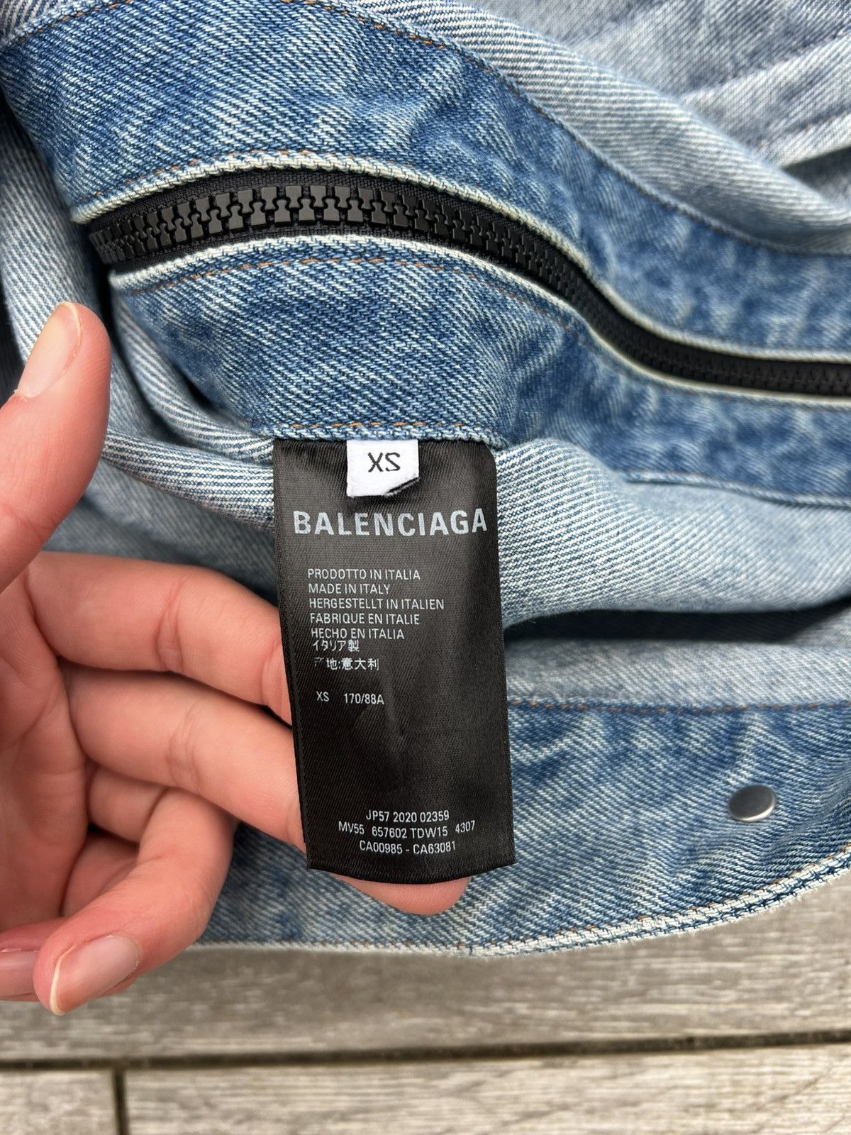 Balenciaga Balenciaga denim jacket Size US XS / EU 42 / 0 - 7 Thumbnail