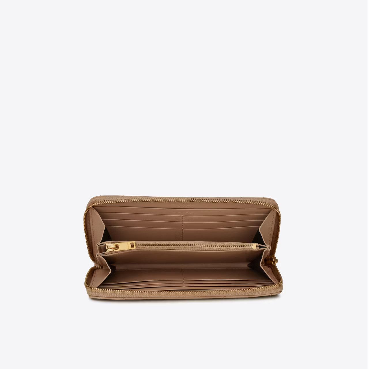 Saint Laurent Paris o1b1hav110225 650982 Size: OS / Joan Zip-Around Wallet Beige Size ONE SIZE - 4 Thumbnail