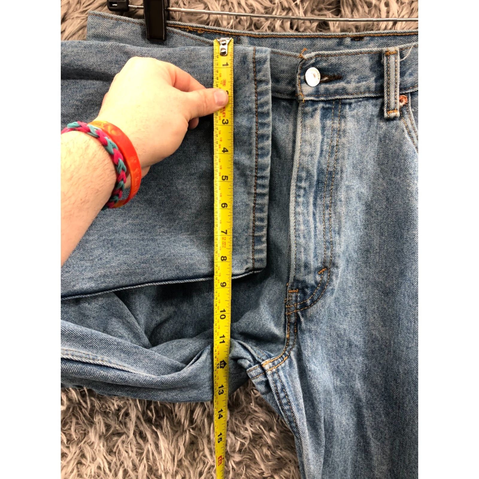 Levi's Levi's 550 Jeans - 36x30 - Regular Slim Straight | Levi's | Blue | Denim | Men's Jeans Size US 36 / EU 52 - 4 Thumbnail