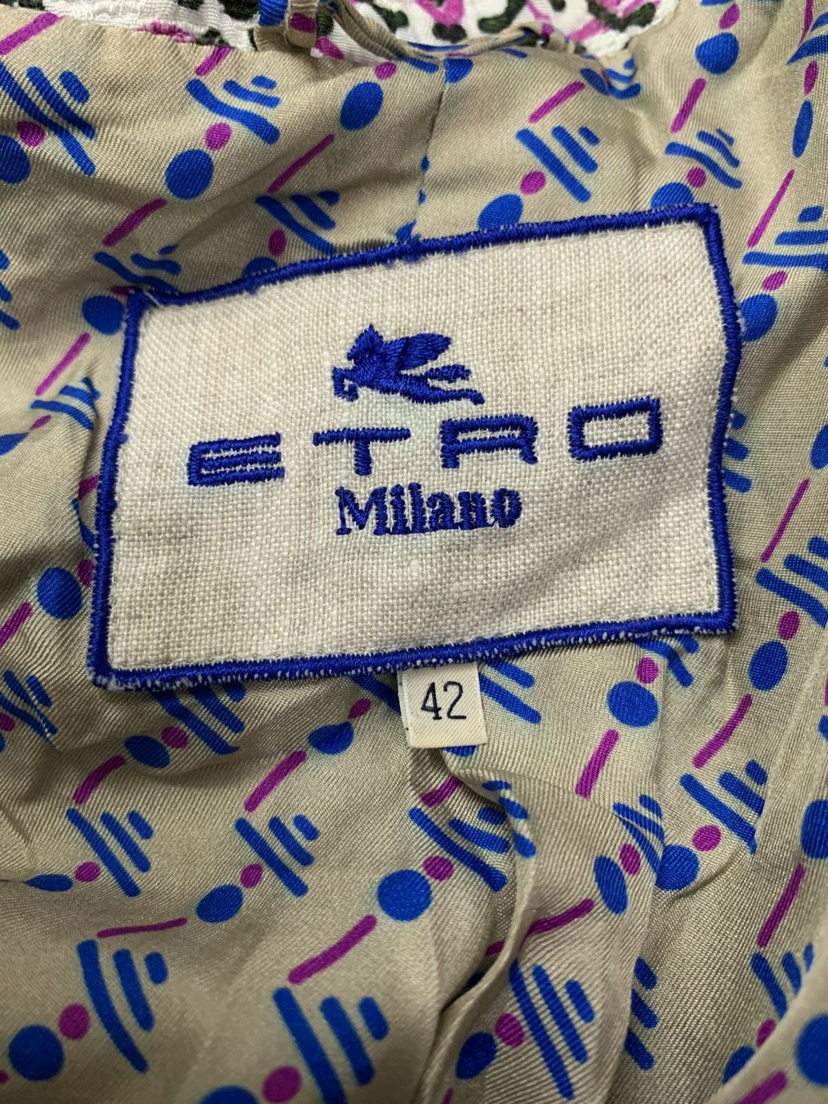 Etro Etro Multicolor Blazer Size M / US 6-8 / IT 42-44 - 4 Thumbnail