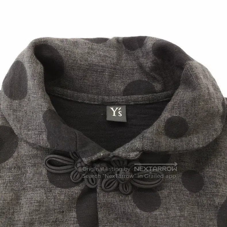 Yohji Yamamoto Yohji Yamamoto Chinese knot short cotton jacket Size XS / US 0-2 / IT 36-38 - 1 Thumbnail
