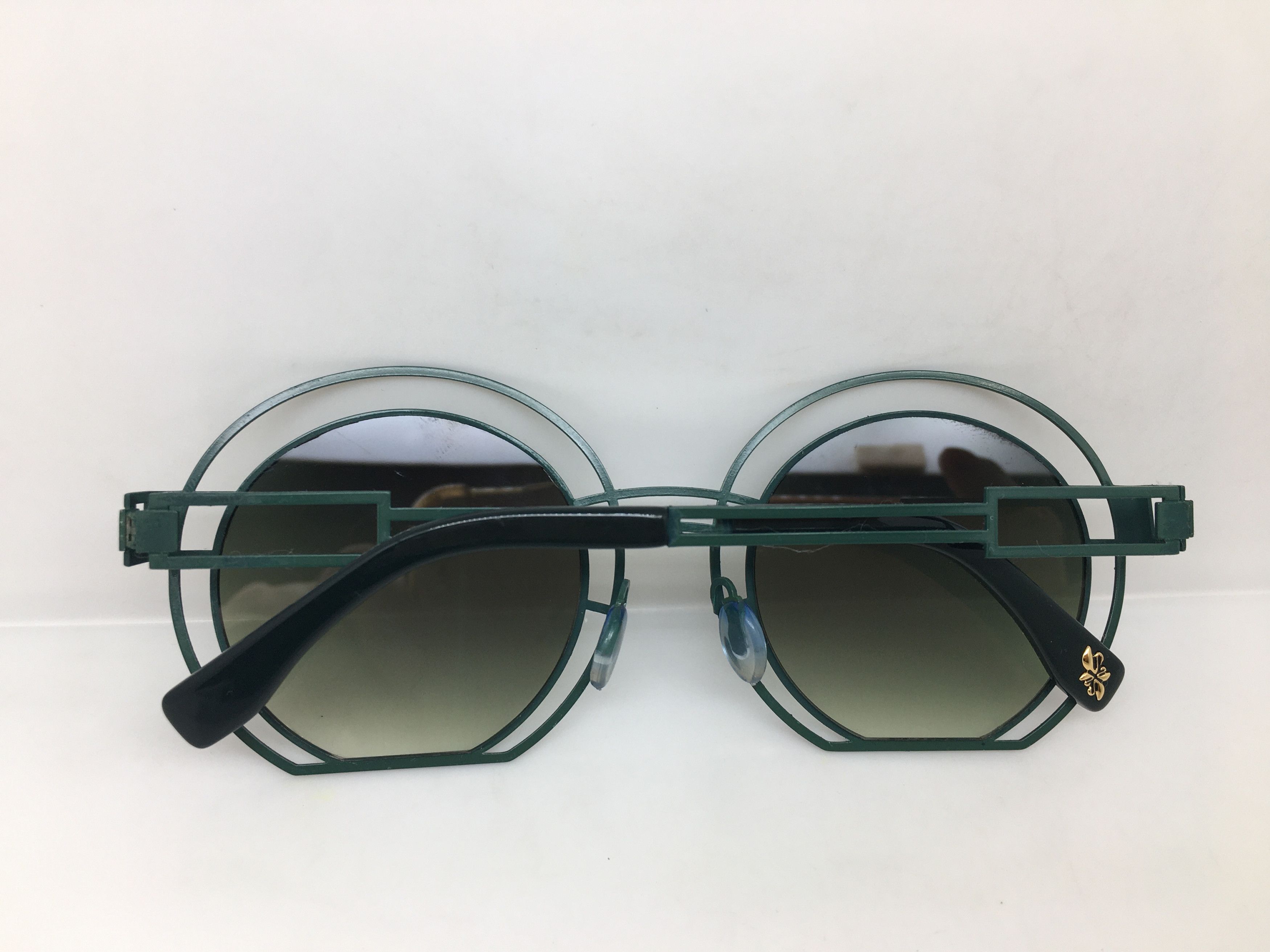 Other Super Sung Green Diva Sunglasses Frame HOLLYWOOD Size ONE SIZE - 9 Thumbnail