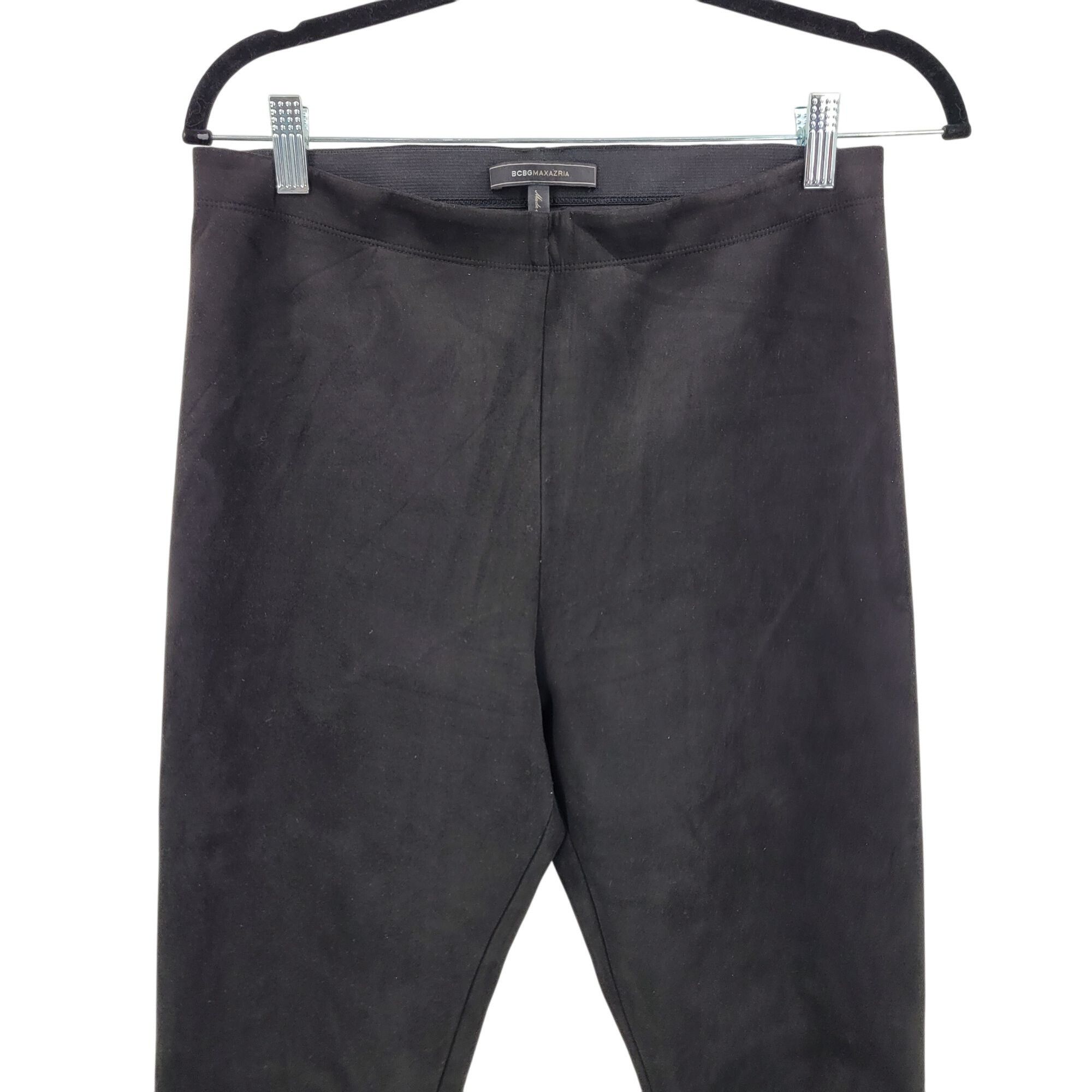 Designer Revolves BCBGMAXAZRIA Faux Suede High-Waisted Mason Leggings Size 30" / US 8 / IT 44 - 5 Thumbnail