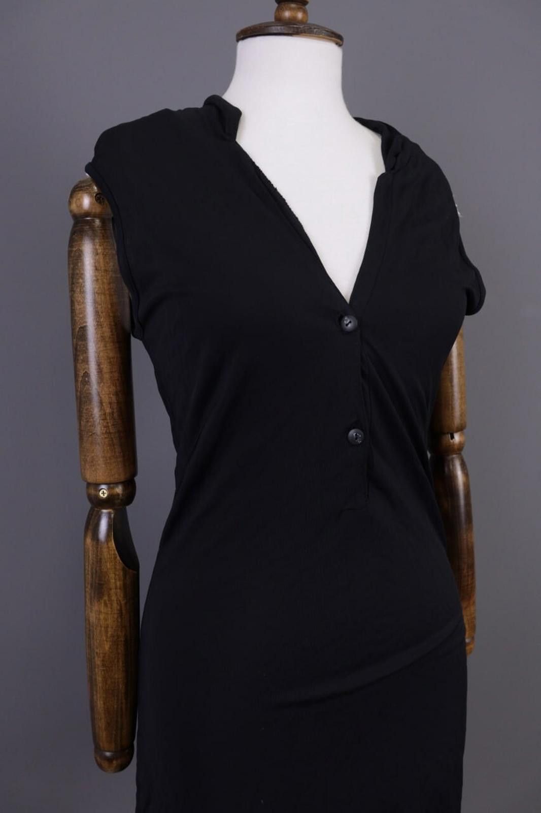 Transit Transit Par Such 131 Black Bodycon Tunic Dress Size 3 Size XL / US 12-14 / IT 48-50 - 6 Thumbnail