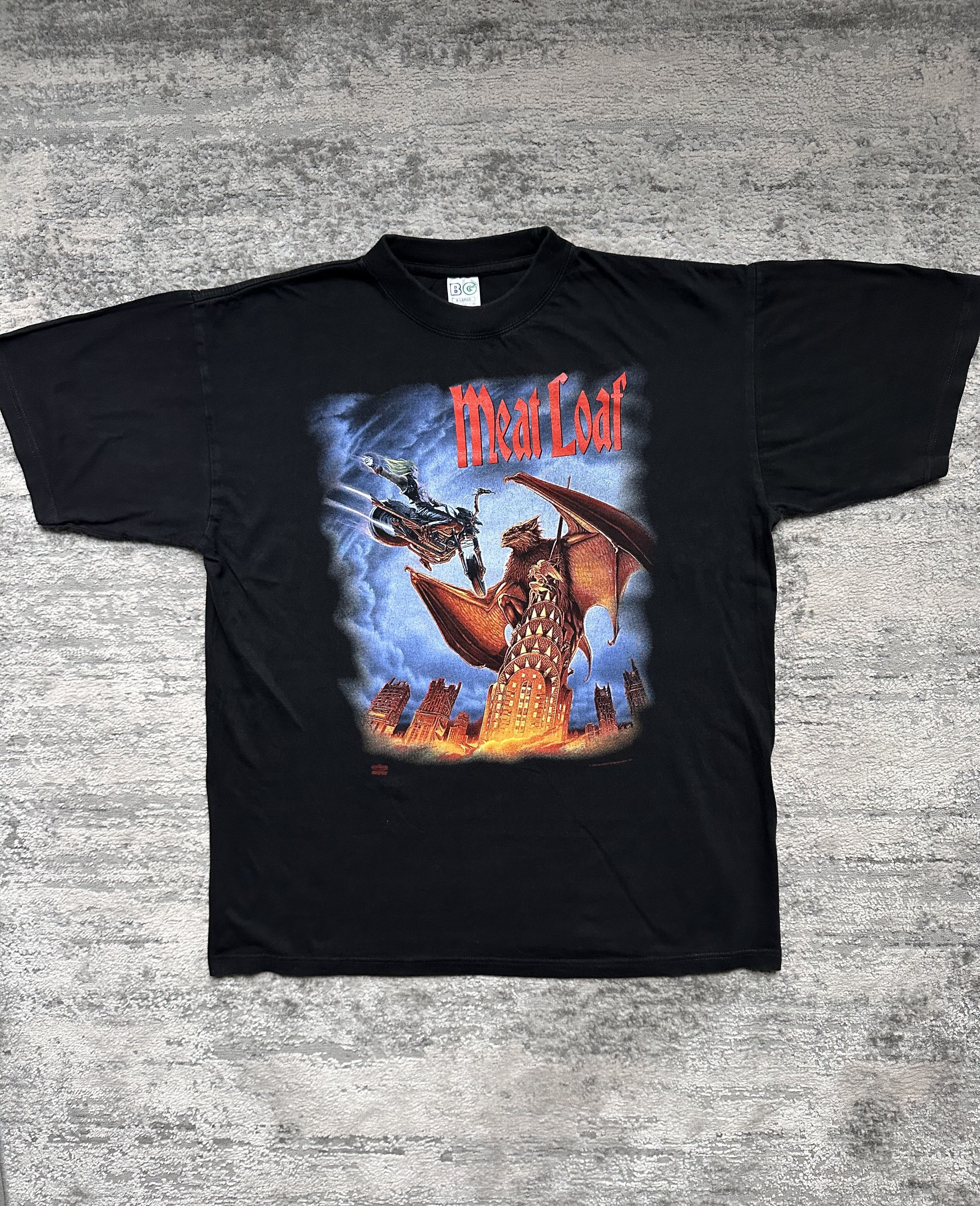 Vintage Meat Loaf vintage t shirt Size US XL / EU 56 / 4 - 1 Thumbnail
