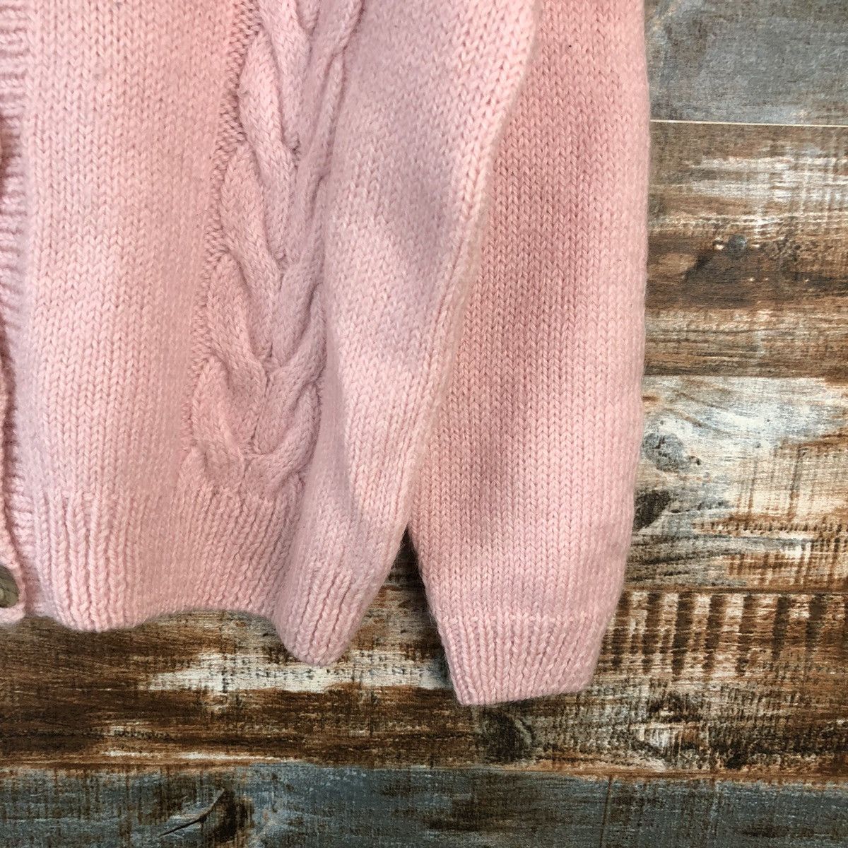 Homespun Knitwear × Japanese Brand Japan vintage Pink Patterned Cardigans #A1500 Size S / US 4 / IT 40 - 8 Thumbnail