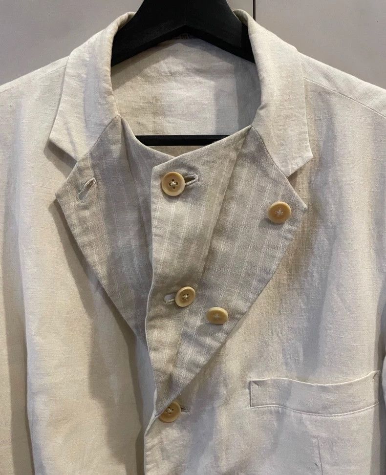 Yohji Yamamoto Yohji Yamamoto 07 SS show white jacket 2502-Nextarrow Size US M / EU 48-50 / 2 - 4 Thumbnail