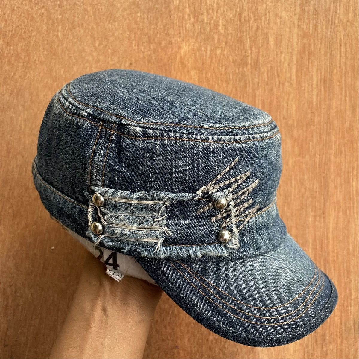 14th Addiction × Unsound Rags SICK.. Distressed and stitch cadet hat Size 36 - 6 Thumbnail