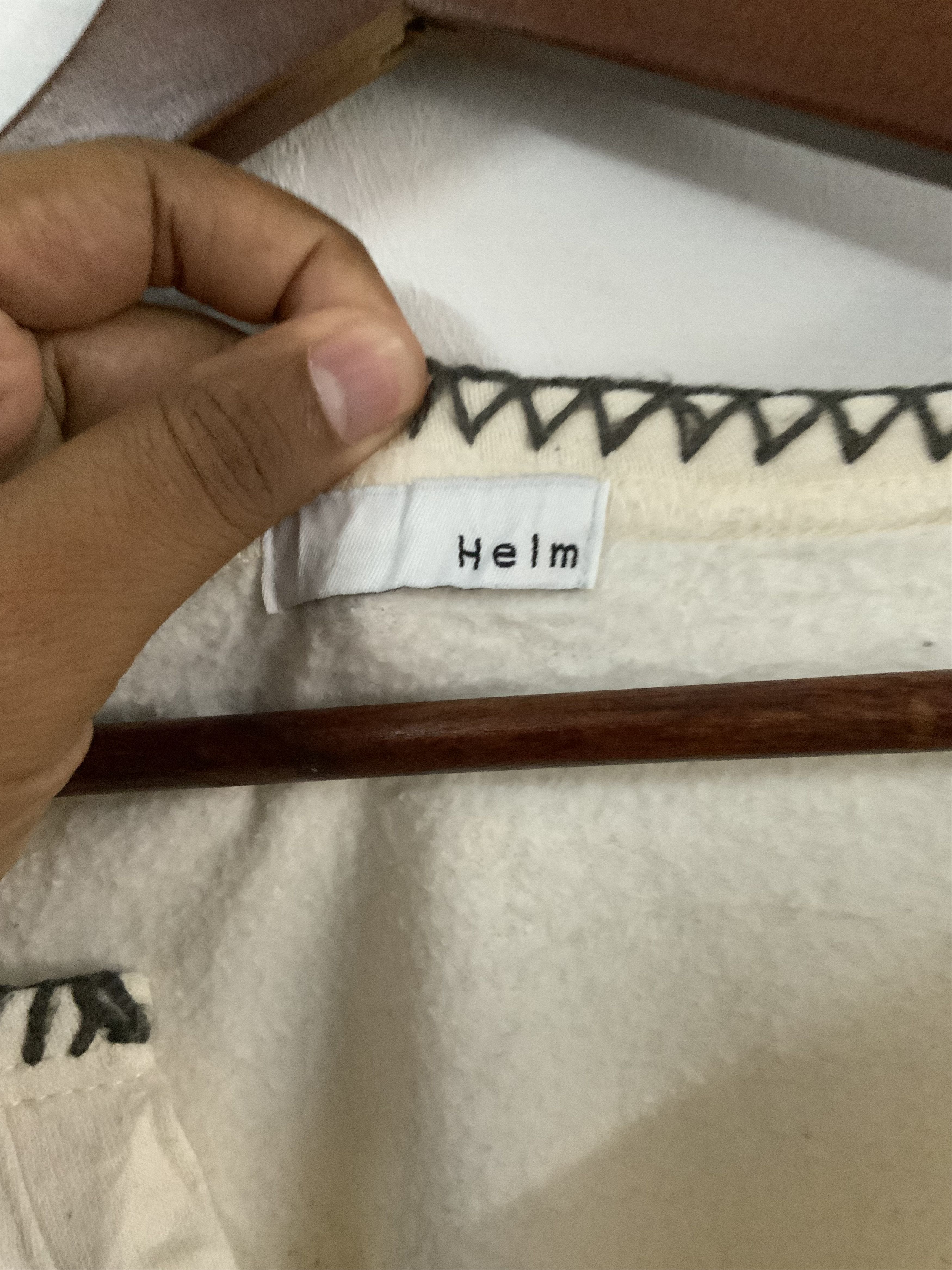 Japanese Brand Helm Archive Long Sleeve Size US L / EU 52-54 / 3 - 14 Thumbnail