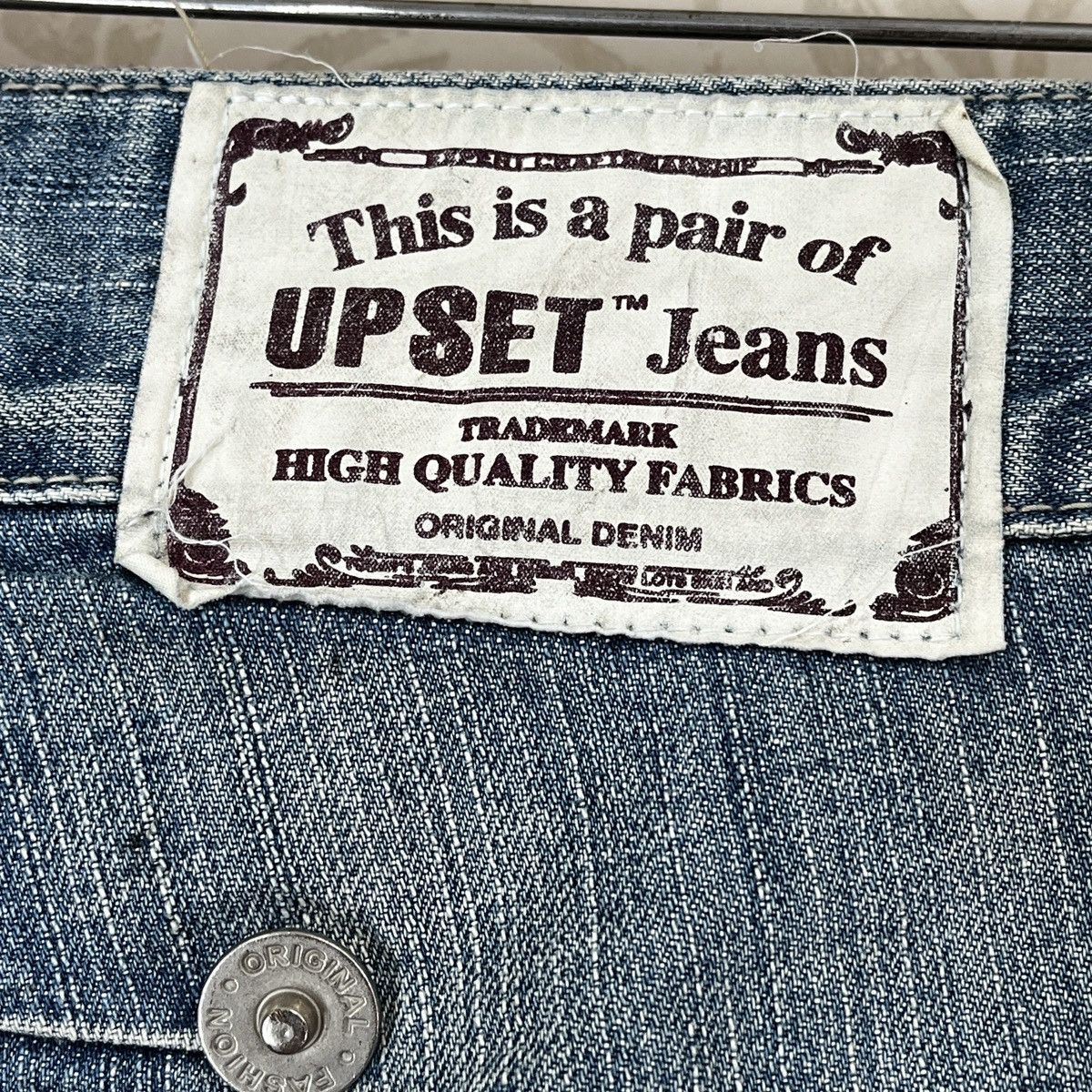 If Six Was Nine × The Upsetter Booty Cut Flare Distressed Denim Jeans Size US 32 / EU 48 - 12 Thumbnail
