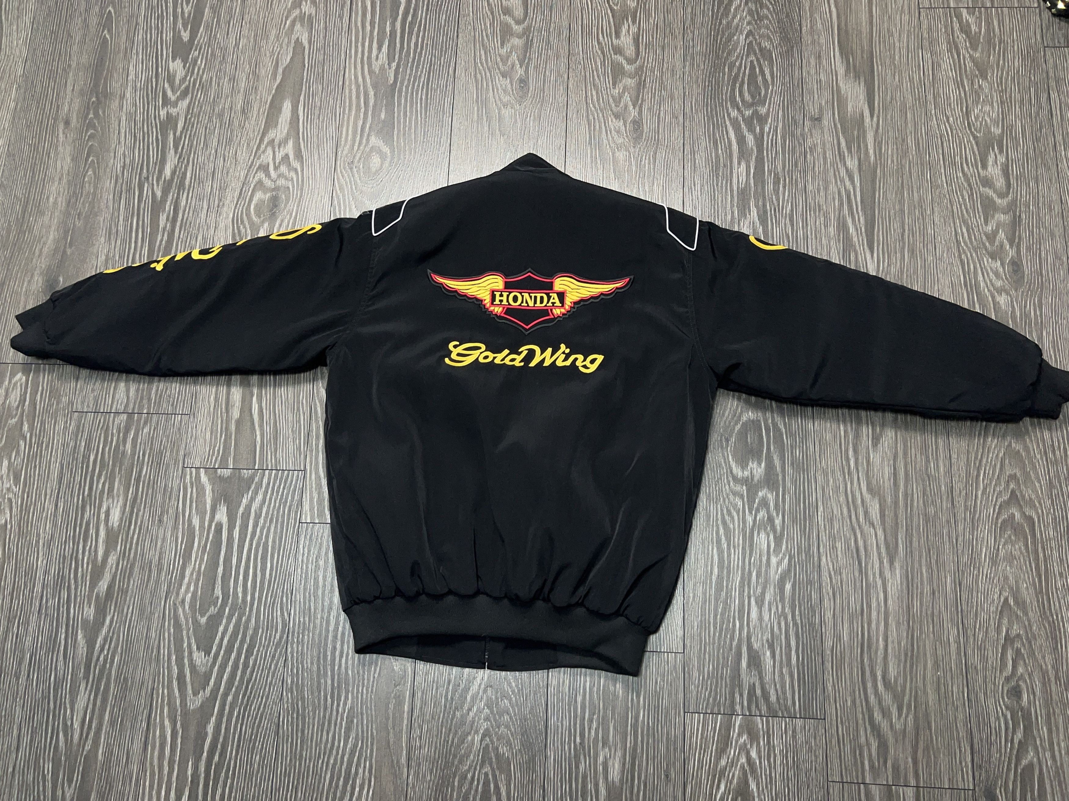 Honda Mens Sport Team Racing Gold Wing Embroidery Jacket ZIp Size US L / EU 52-54 / 3 - 13 Thumbnail