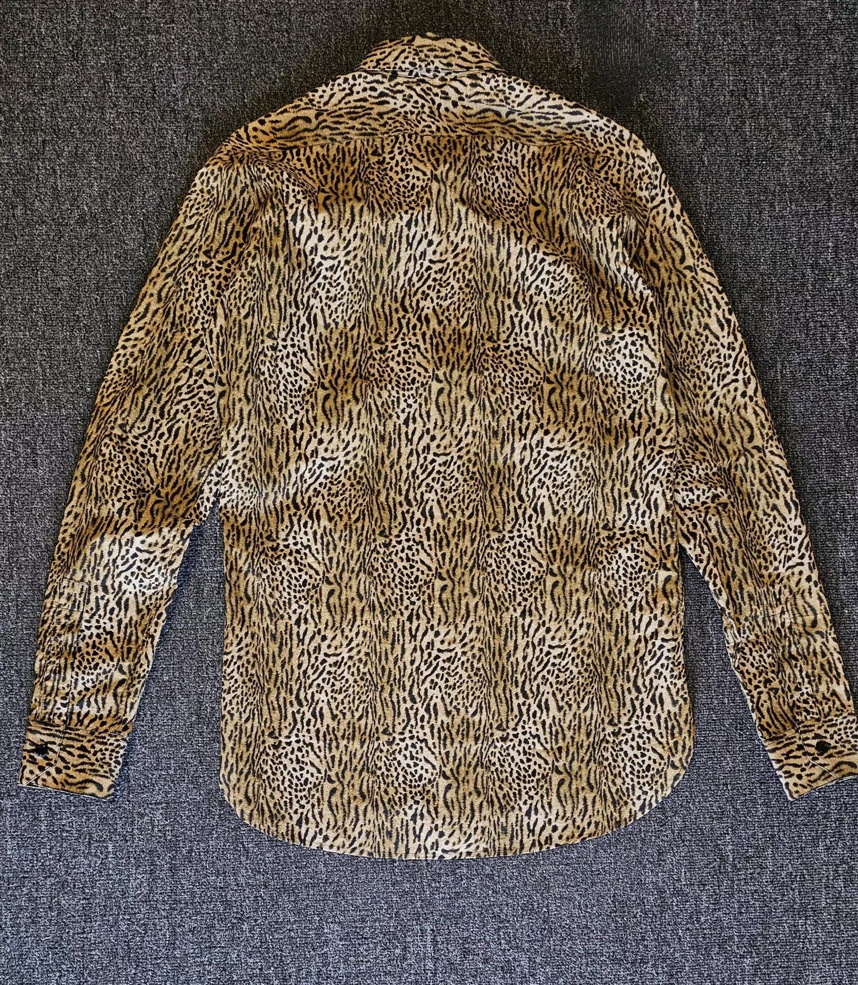 Saint Laurent Paris Saint Laurent Men's Leopard Print Shirt, Q4 Size US M / EU 48-50 / 2 - 3 Thumbnail