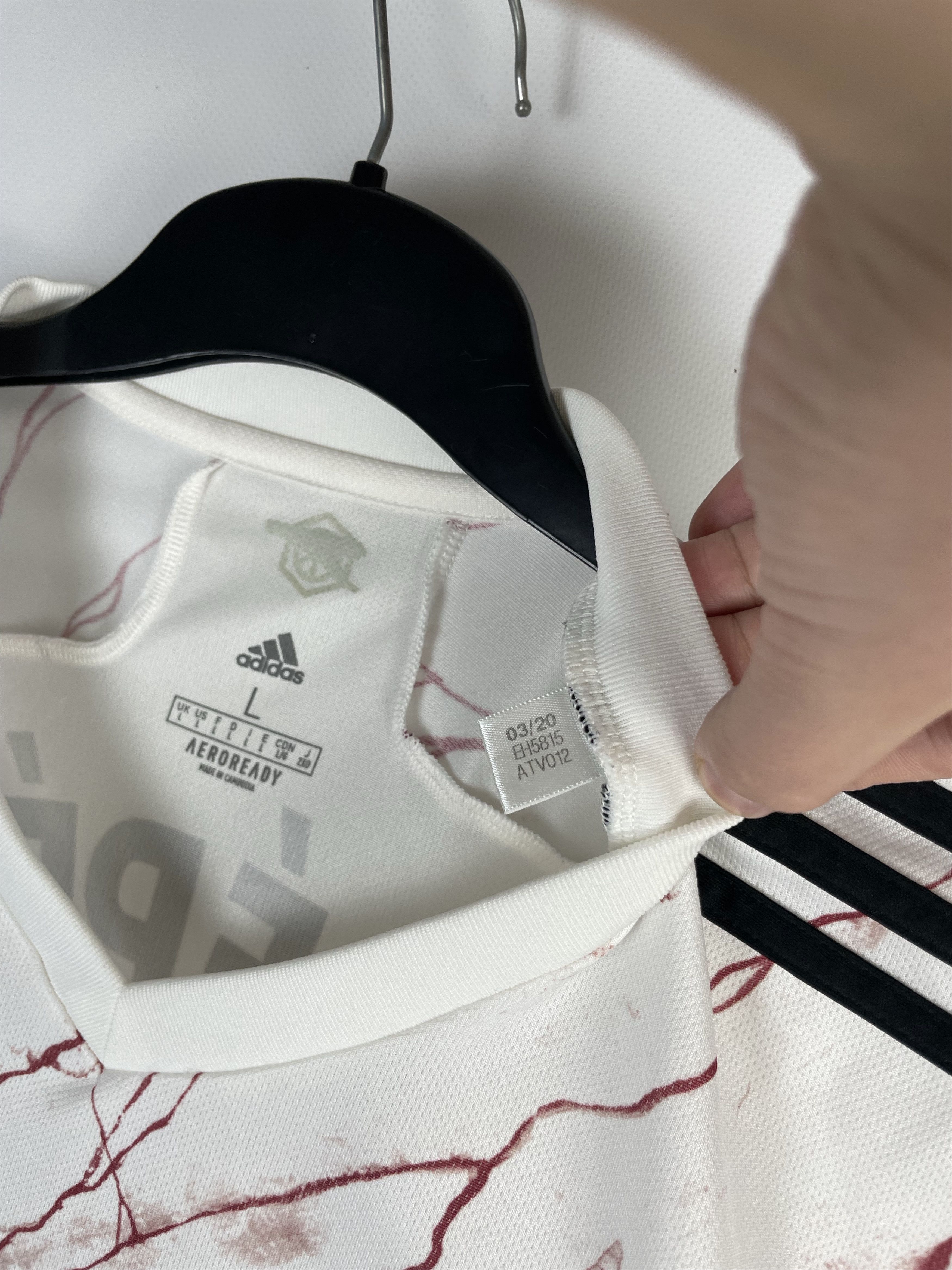 Adidas × Vintage Men’s soccer jersey FC Arsenal adidas Pepe 19 Size US L / EU 52-54 / 3 - 9 Thumbnail