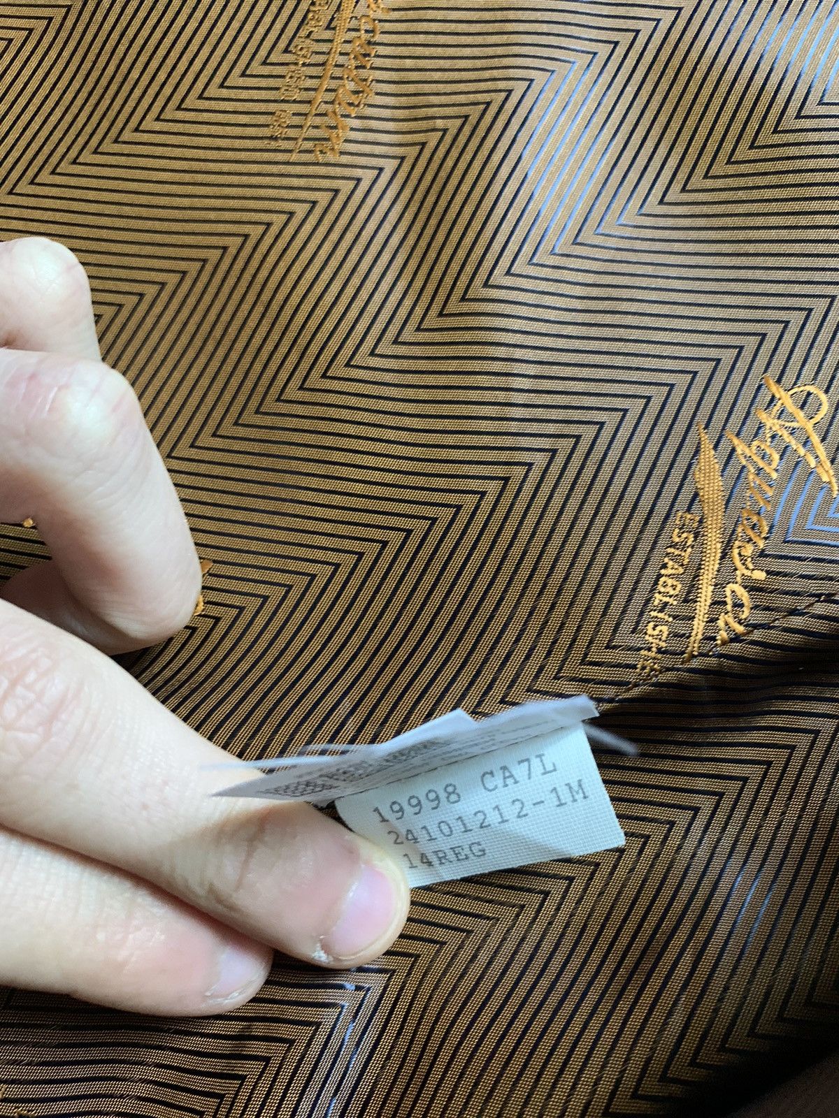 Aquascutum × Vintage Vintage Aquascutum Blazer Jacket Monogram Y2K USA Size 54R - 8 Thumbnail