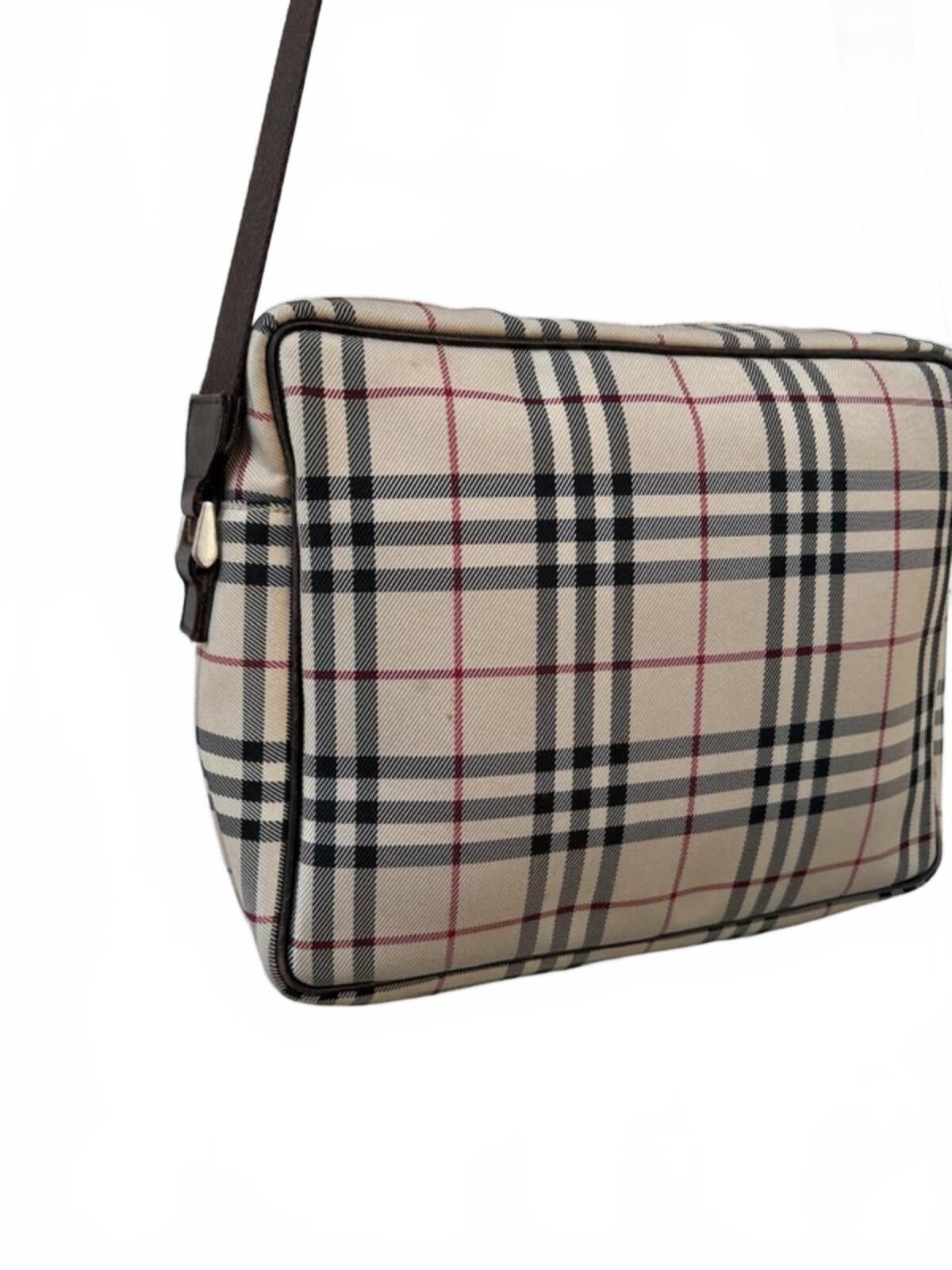 Burberry Burberry Check Horizontal Crossbody Messenger Bag Size ONE SIZE - 7 Thumbnail