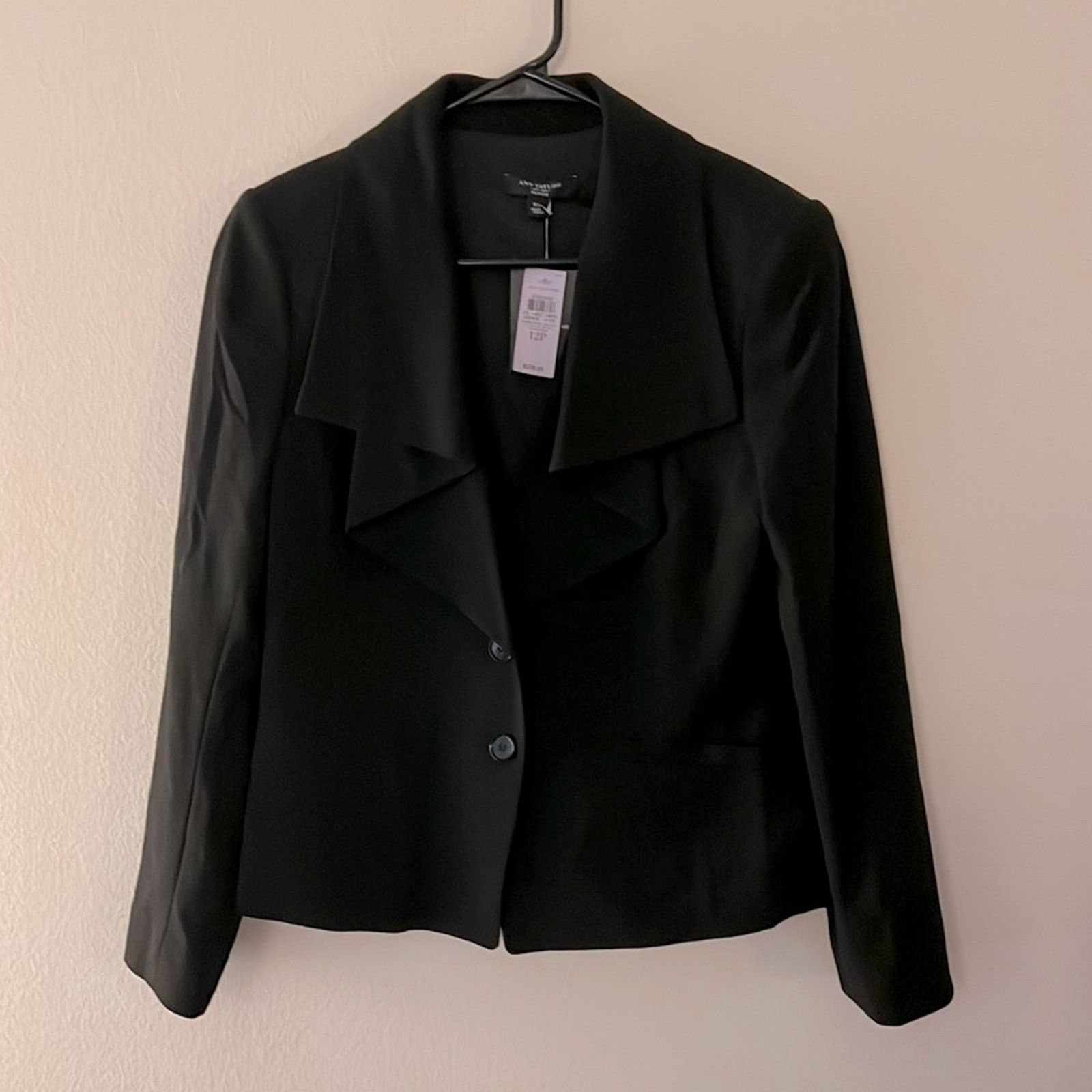 Ann Taylor Ann Taylor Wool Blend Structured Double Lapel Blazer 12P Size XL / US 12-14 / IT 48-50 - 1 Thumbnail