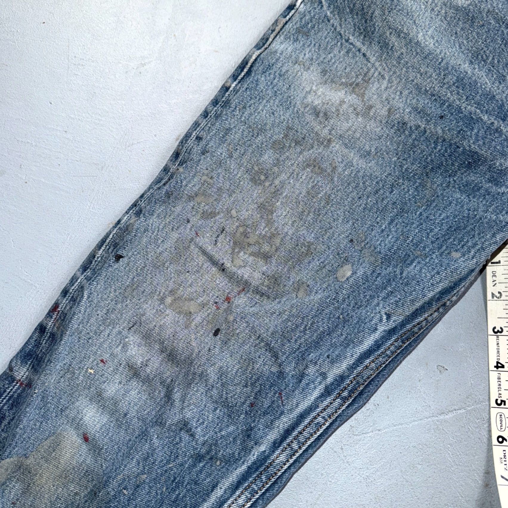 Levi's VINTAGE Levi's 501 Jeans Men Levi's 501 Series 5-Pocket Denim Blue Straight 90s 35x34 35x34 Regular Mens Jeans Size US 35 - 6 Thumbnail
