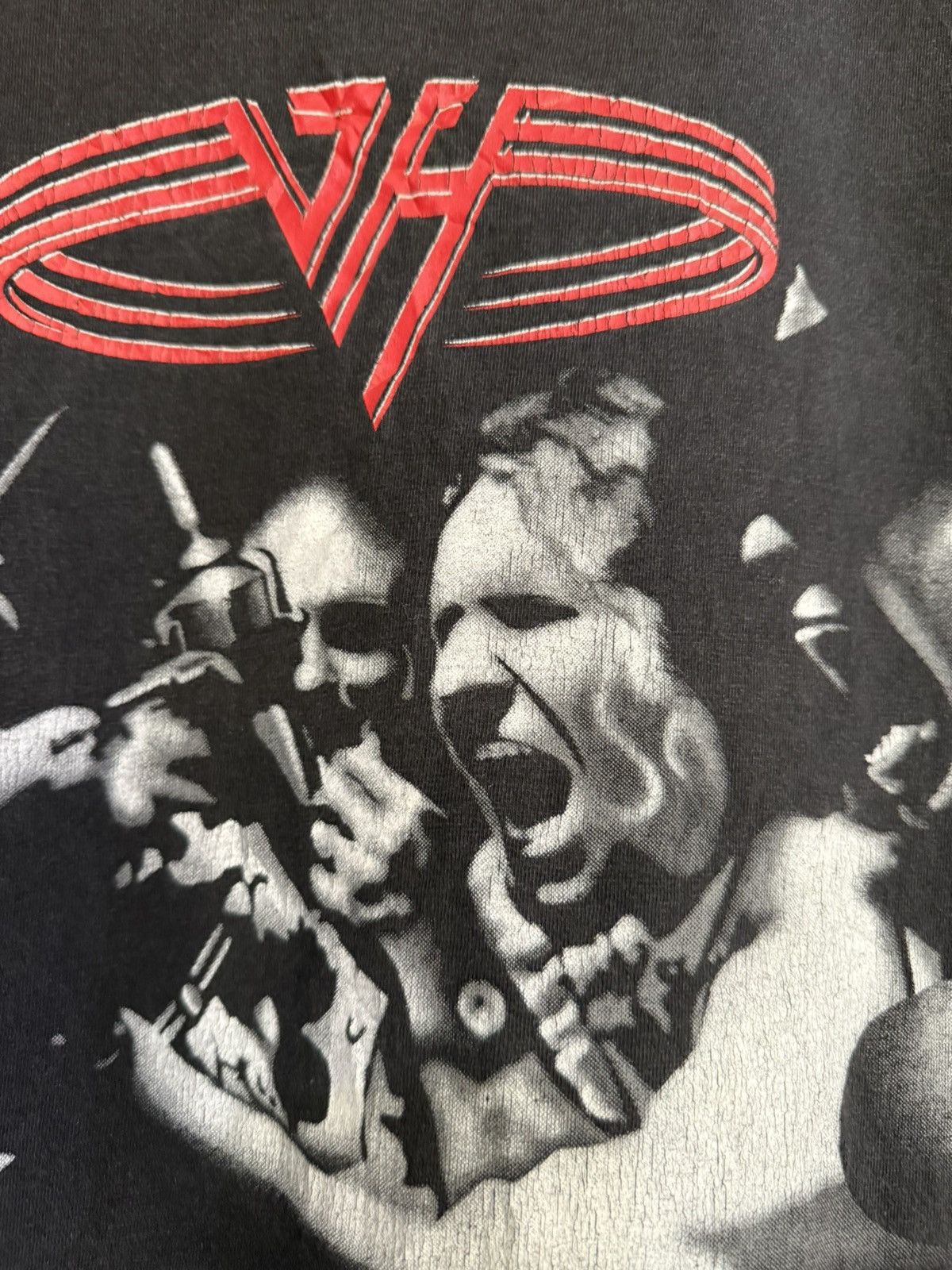 Band Tees Vintage Van Halen American Rock Band Faded Tee Size US L / EU 52-54 / 3 - 5 Thumbnail