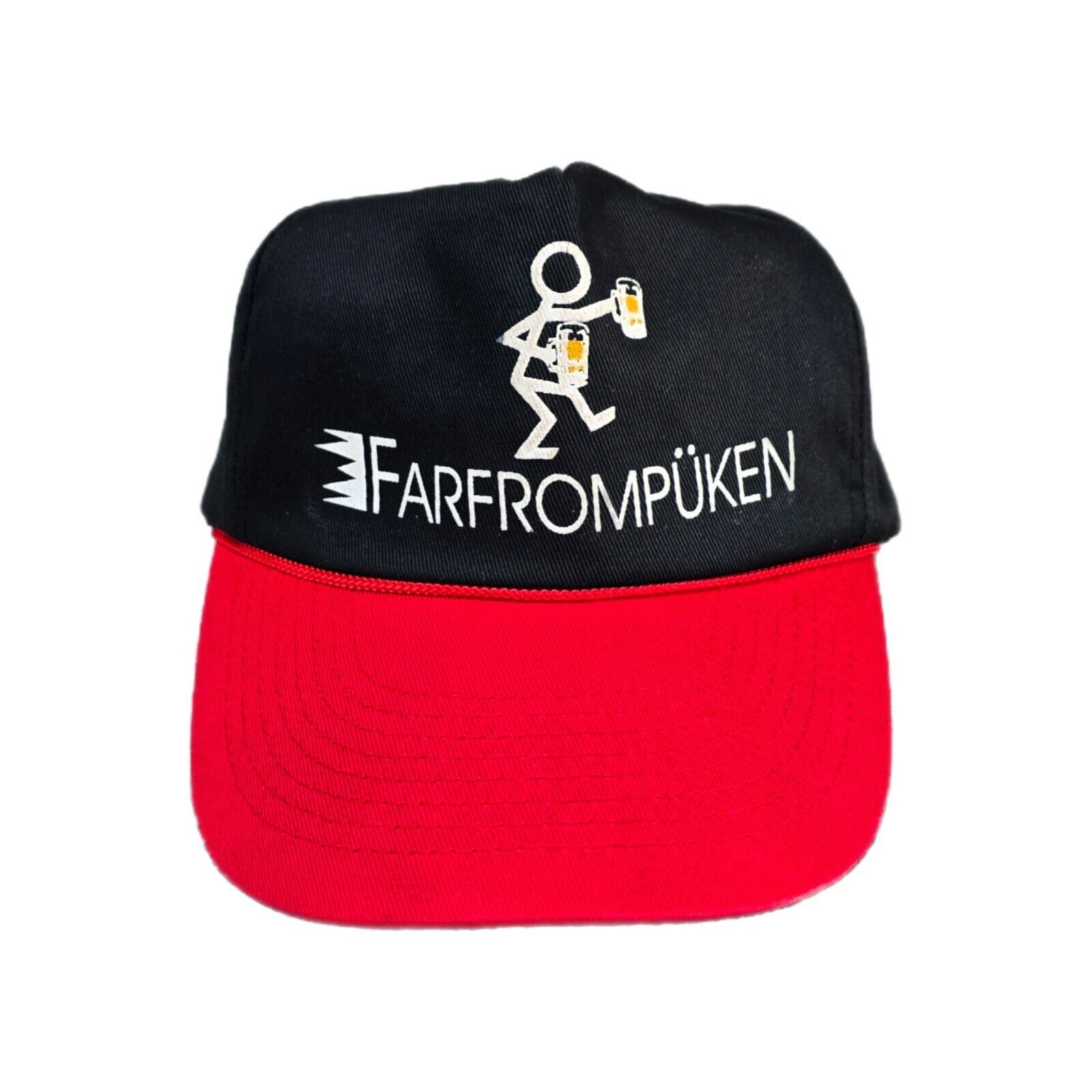 Vintage Vintage Farfrompuken Beer Snapback Hat Baseball Cap Drinking Size ONE SIZE - 1 Thumbnail