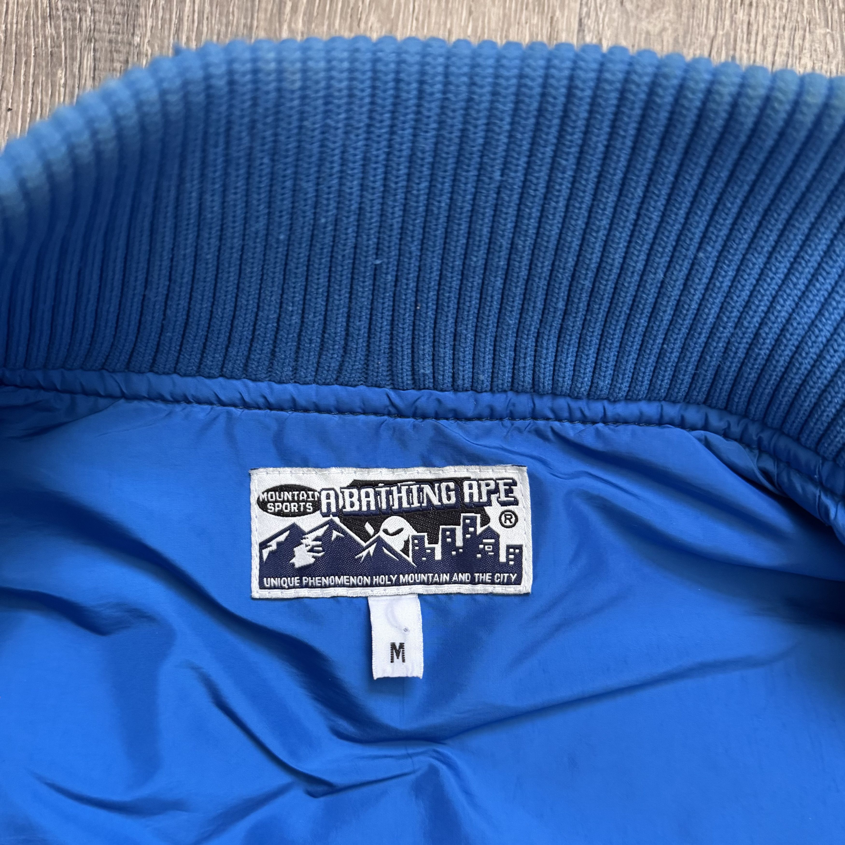 Bape A Bathing Ape Mountain Sports Blue Puffer SAMPLE Jacket Size US M / EU 48-50 / 2 - 8 Thumbnail