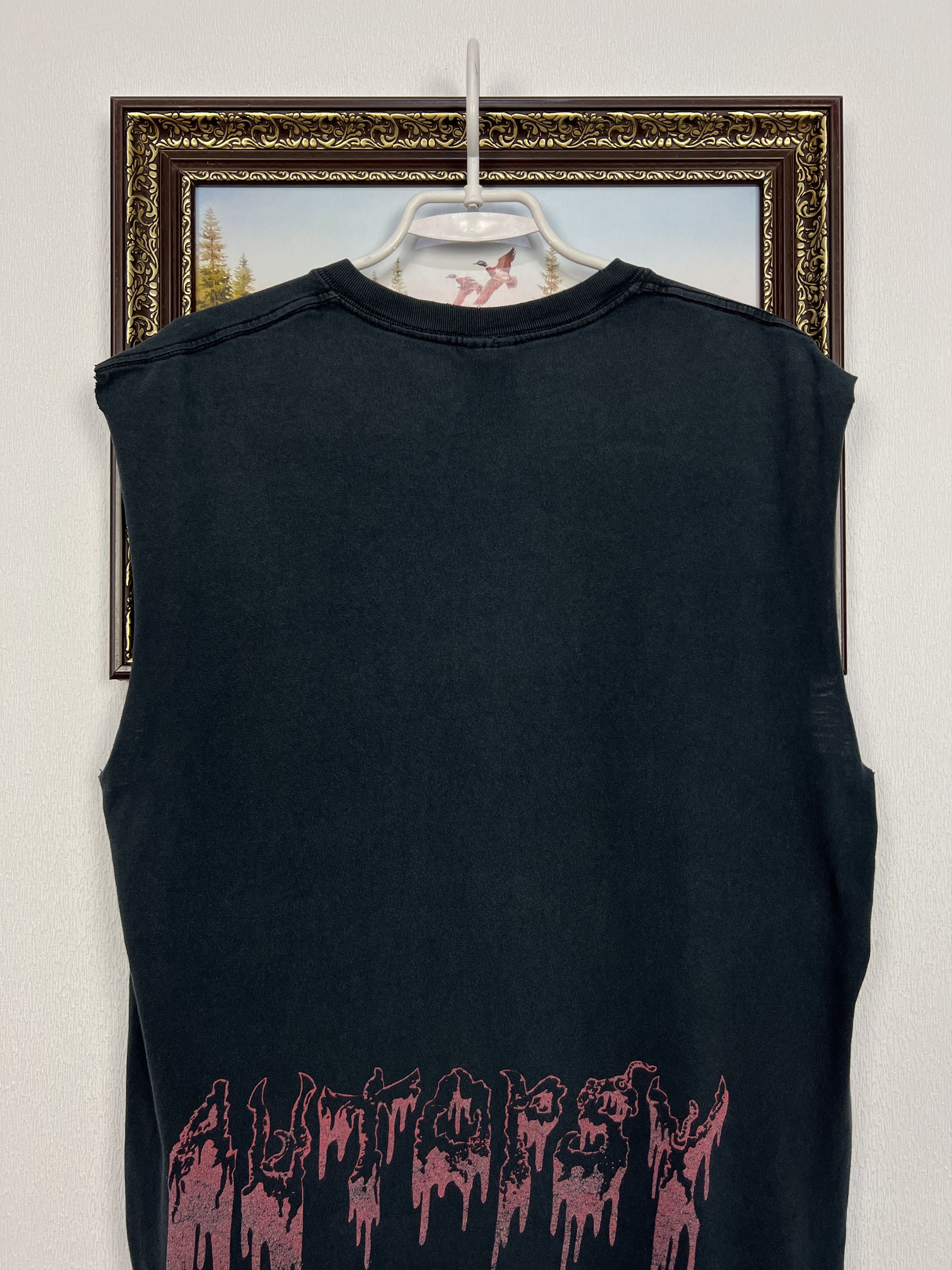 Vintage Vintage Autopsy Mental Funeral Death Metal Over Print Vest Size US L / EU 52-54 / 3 - 15 Thumbnail