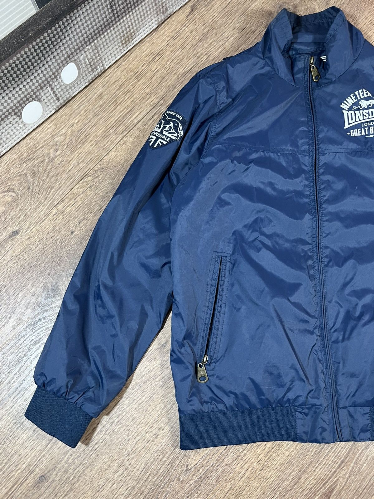 Lonsdale Vintage Rare Lonsdale Bomber Jacket Size US XXL / EU 58 / 5 - 2 Thumbnail