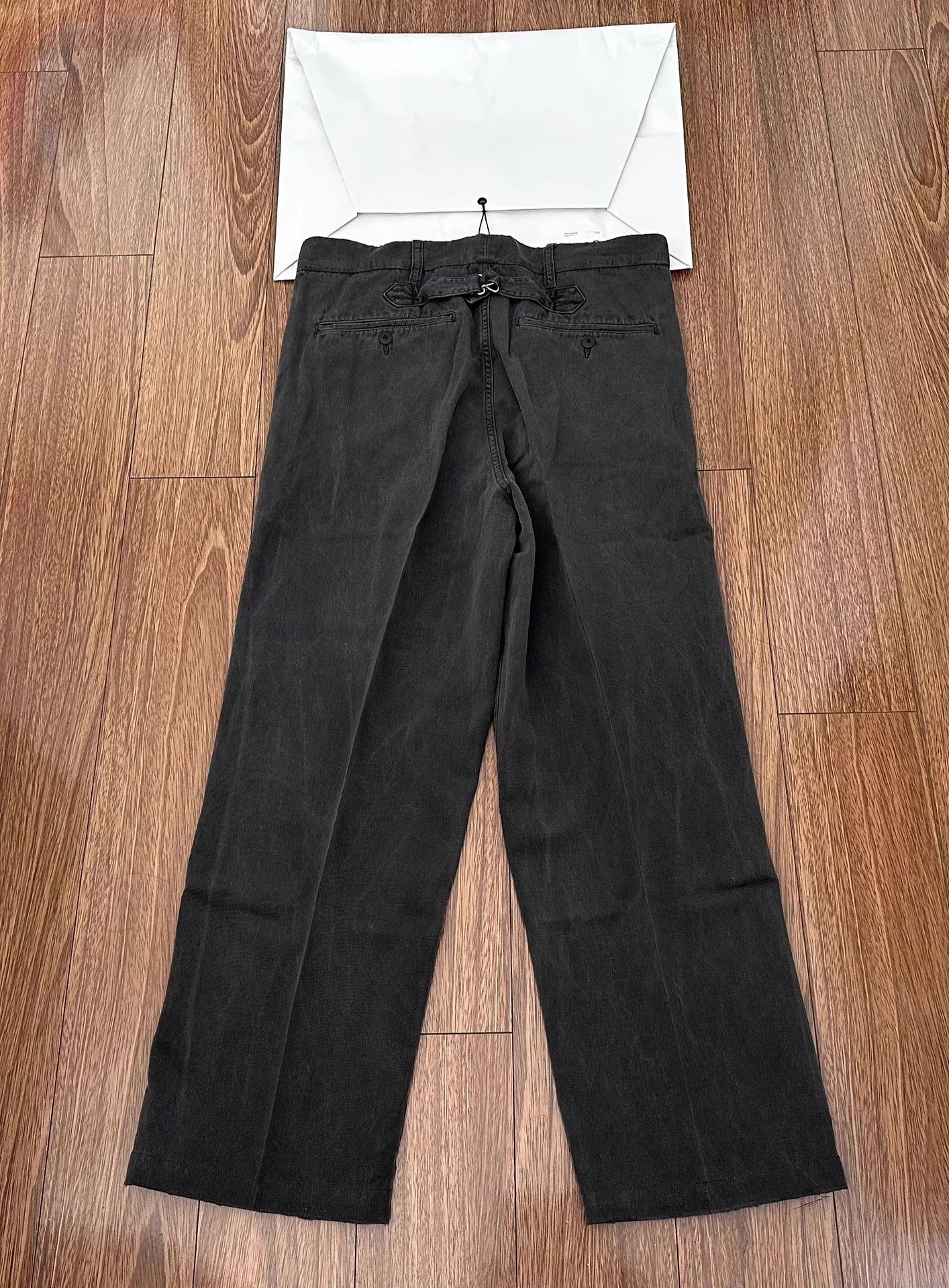 Visvim VISVIM 25AW ALPER PANTS DMGD Wool Linen Wsh Blk 3 Size US 33 - 2 Thumbnail