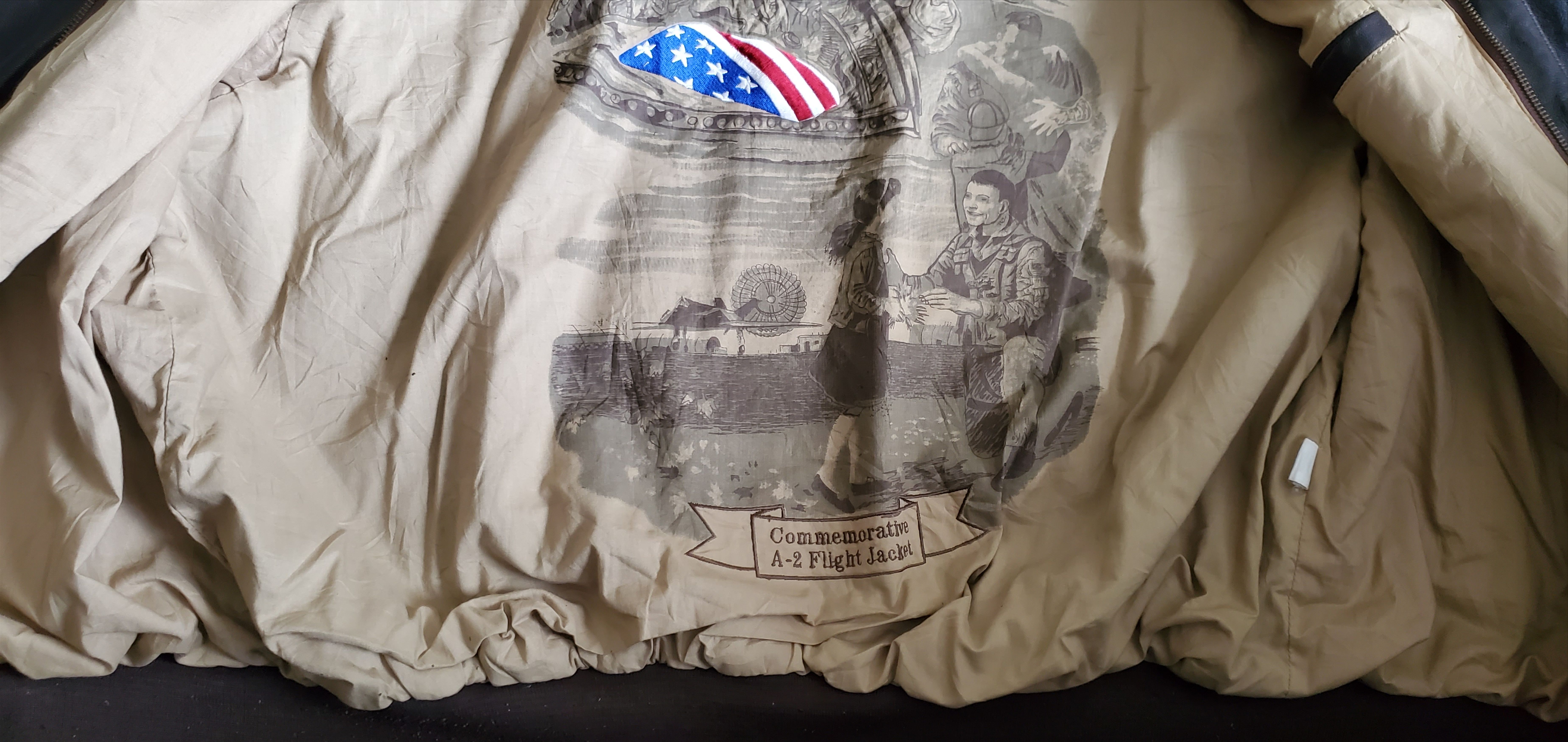 Cooper Vintage Cooper A-2 Goatskin Commemorative Cockpit Jacket Size US XXL / EU 58 / 5 - 1 Thumbnail