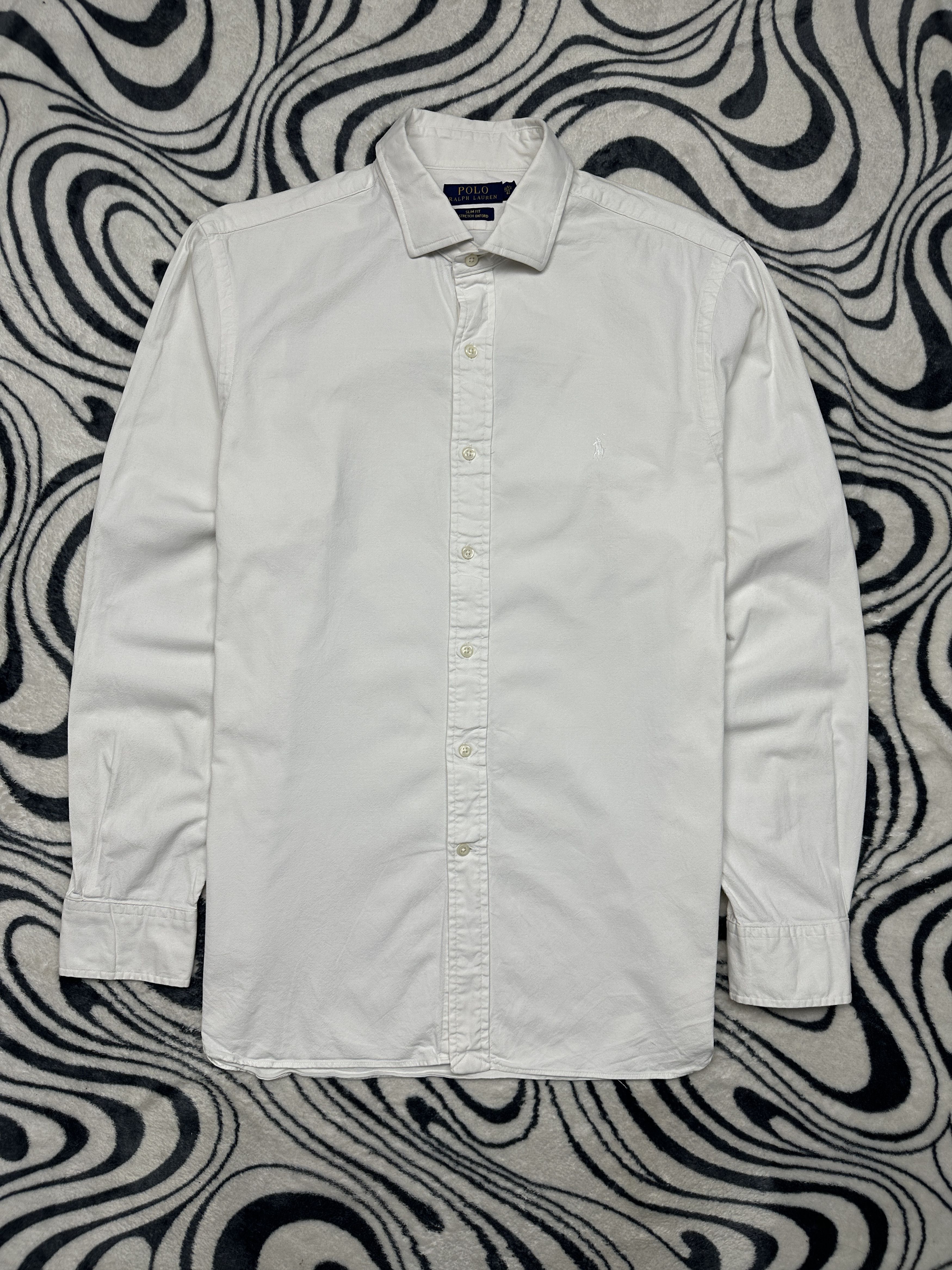 Polo Ralph Lauren Polo Ralph Lauren Mens Long Sleeve White Shirt Size US L / EU 52-54 / 3 - 1 Thumbnail