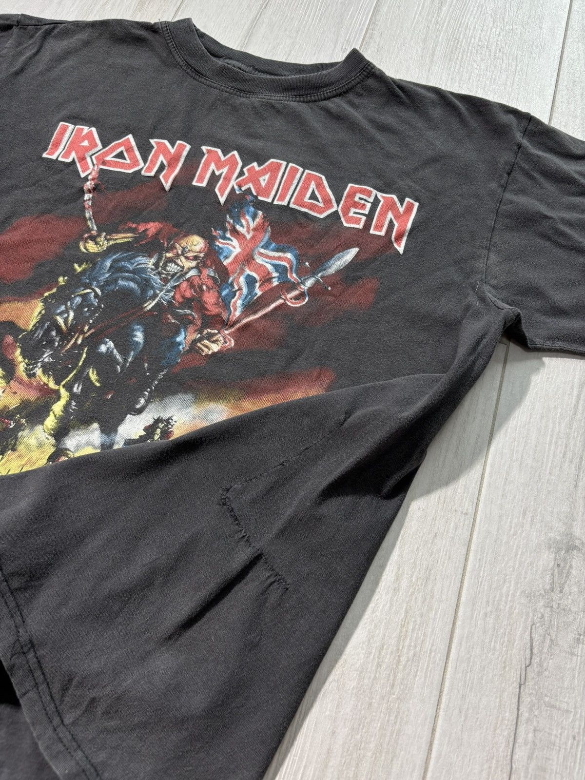 Band Tees Vintage Iron Maiden Tshirt 90’s Boxy Fit Retro Rock Misic Size US M / EU 48-50 / 2 - 5 Thumbnail