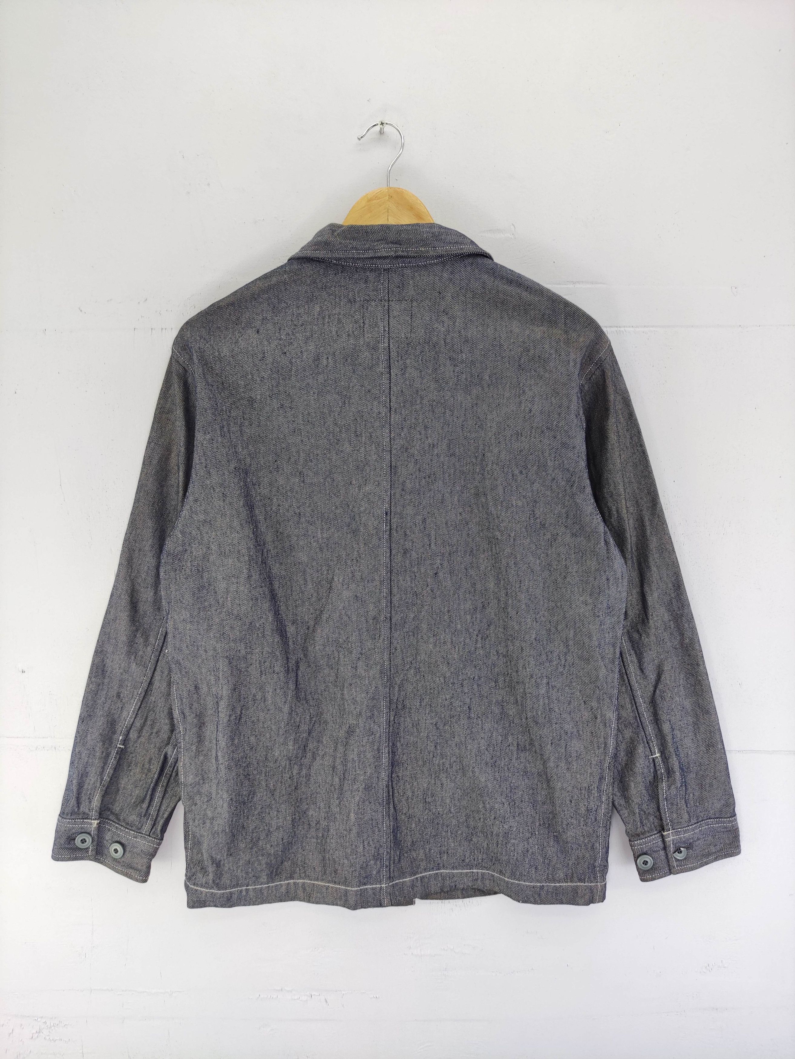 Uniqlo Vintage Uniqlo Denim Chore Jacket Button Up Size US M / EU 48-50 / 2 - 8 Thumbnail