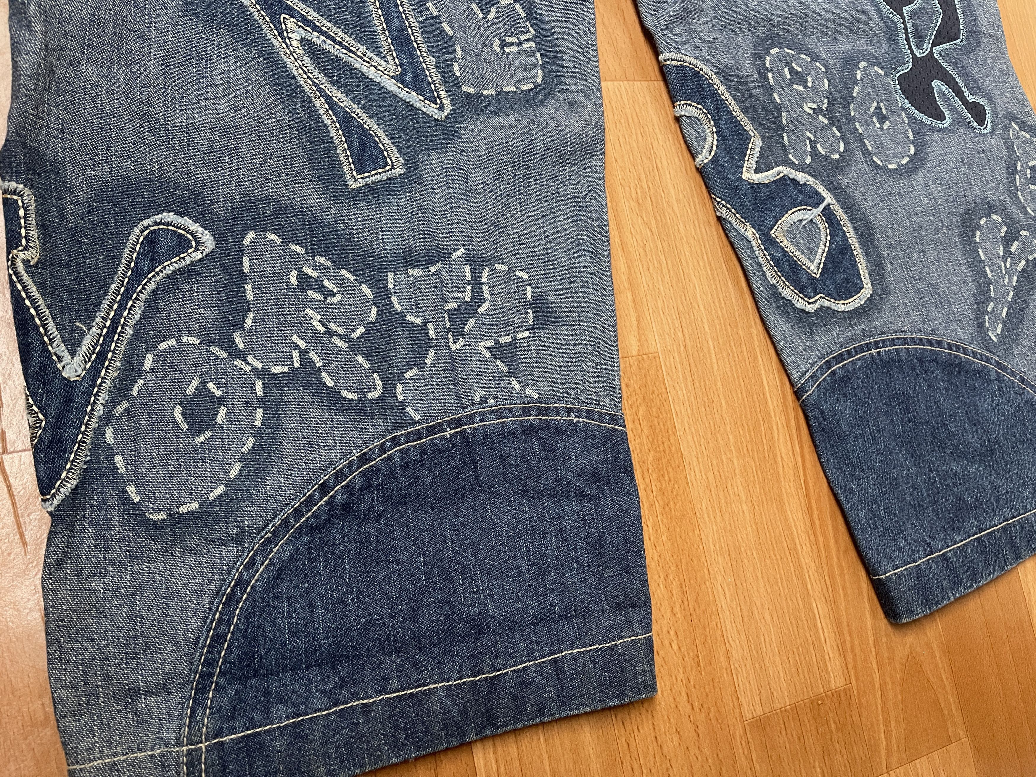 Other Raw Blue jeans, Bronx Brooklyn, vintage baggy 90s hip hop 36 Size US 36 / EU 52 - 9 Thumbnail