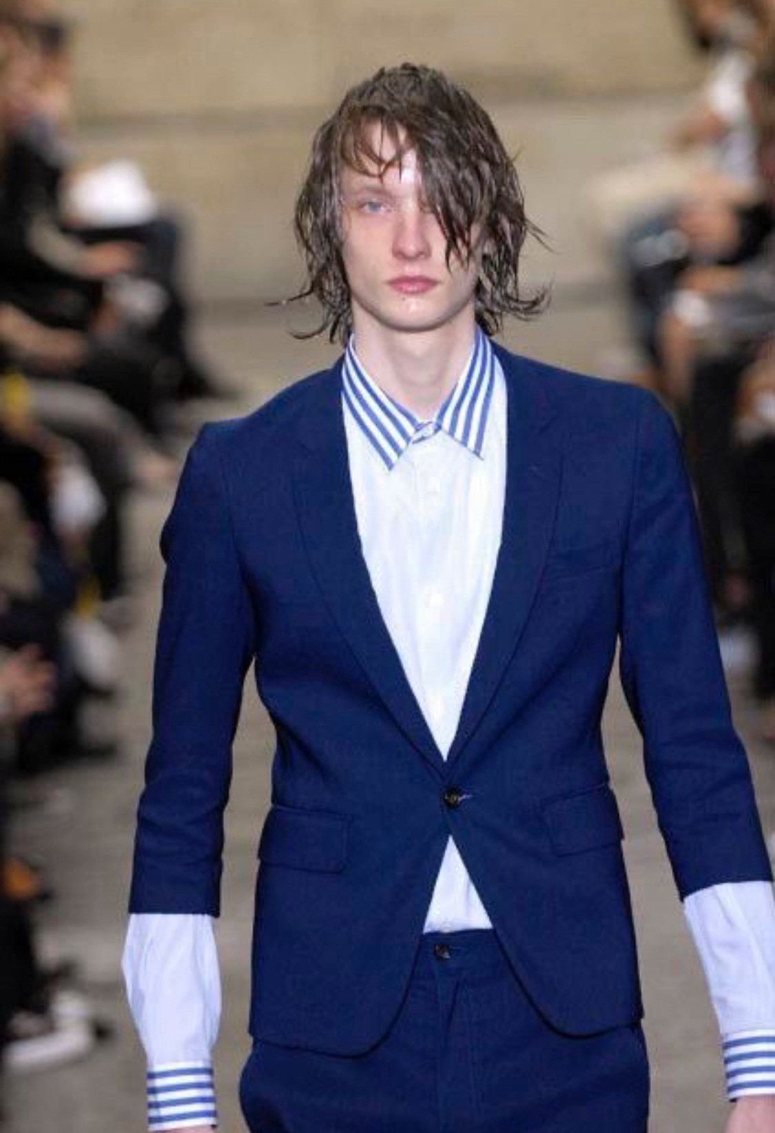 Comme des Garcons Comme des garcons homme plus SS2008 two tone checkered shirt Size US S / EU 44-46 / 1 - 2 Thumbnail