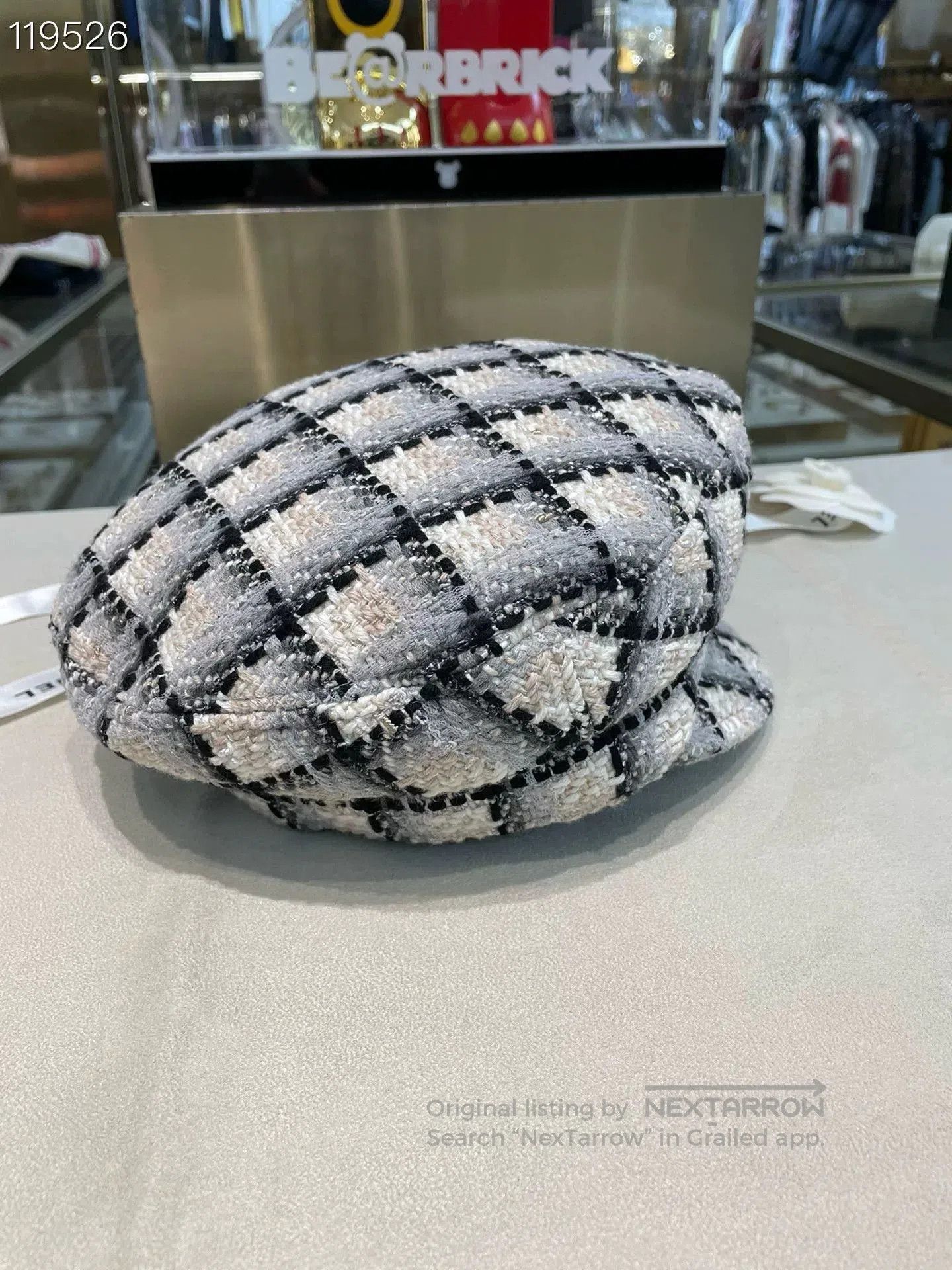 Chanel Chanel 22K Tweed Check Newsboy Cap. Size ONE SIZE - 3 Thumbnail