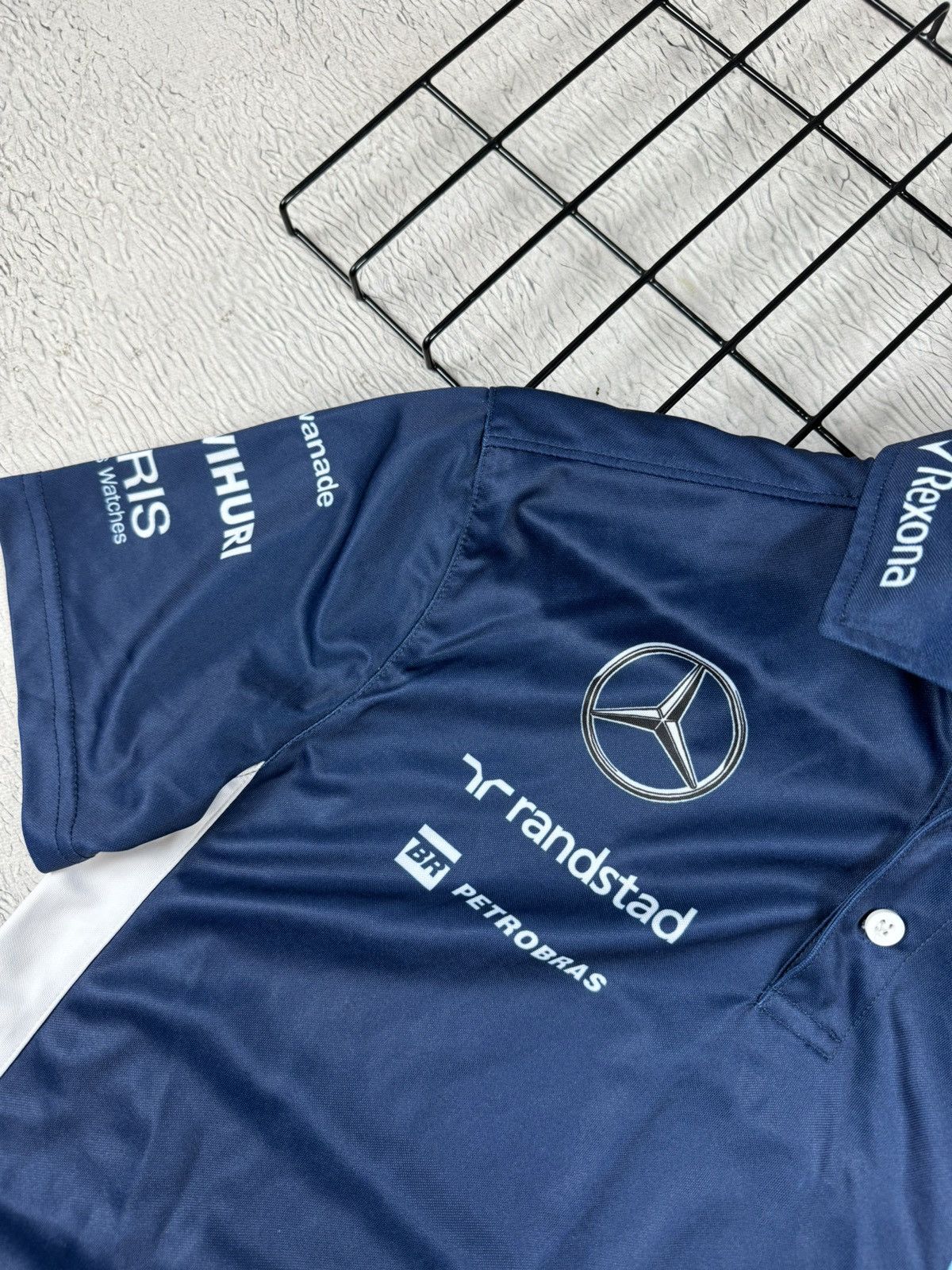 Formula 1 Williams Martini Racing Hackett Mercedes Team F-1 Blokcore Size US XS / EU 42 / 0 - 5 Thumbnail