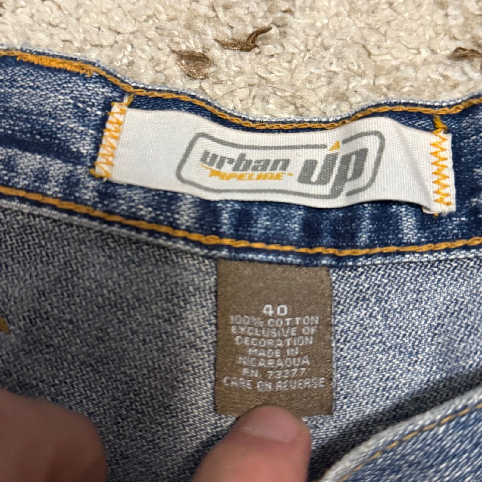 Urban Pipeline Urban Pipeline UP Baggy Carpenter Jean Shorts Size 40 Y2K Size US 40 / EU 56 - 4 Thumbnail