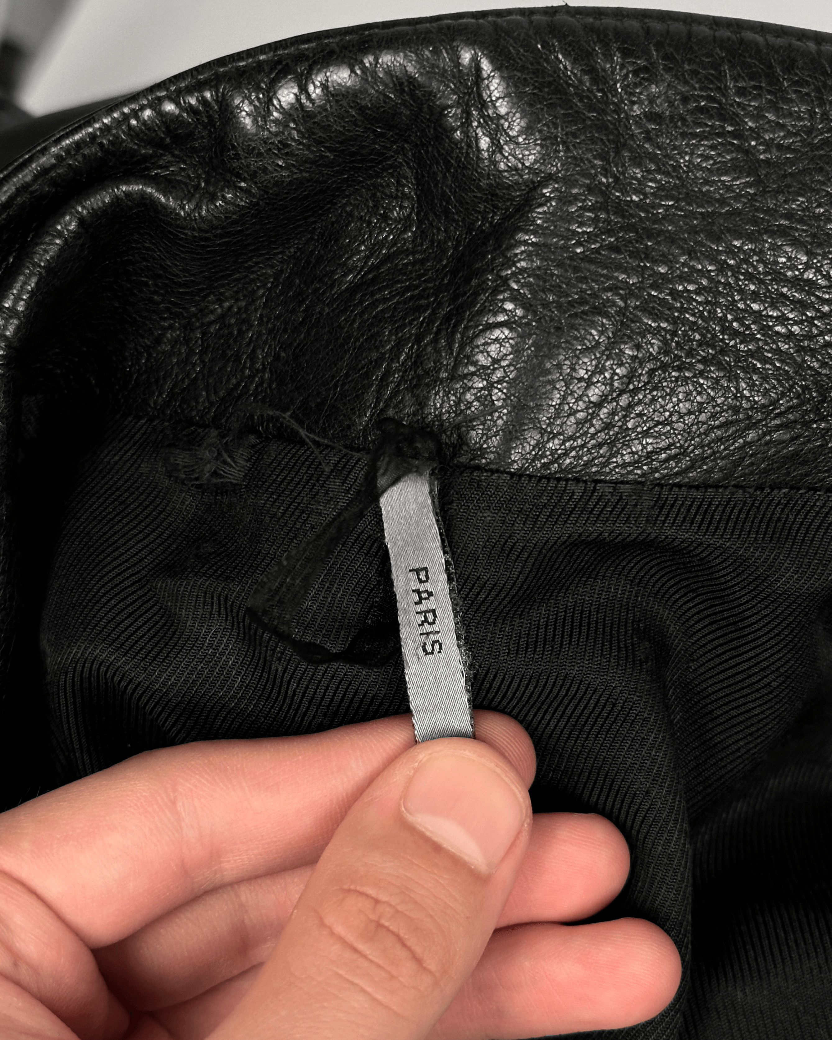 Dior Dior Homme Luster Zipper Sleeves Leather Bomber Jacket Size US M / EU 48-50 / 2 - 16 Thumbnail