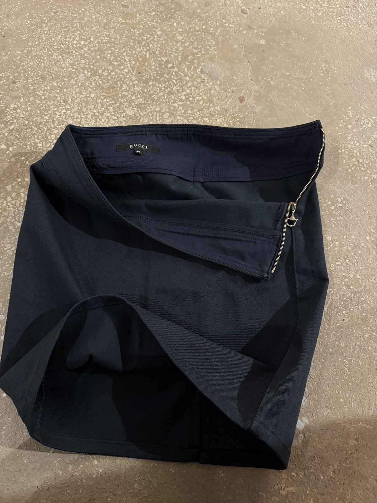 Gucci Gucci by Tom Ford denim skirt 2005 Size 30" / US 8 / IT 44 - 2 Thumbnail
